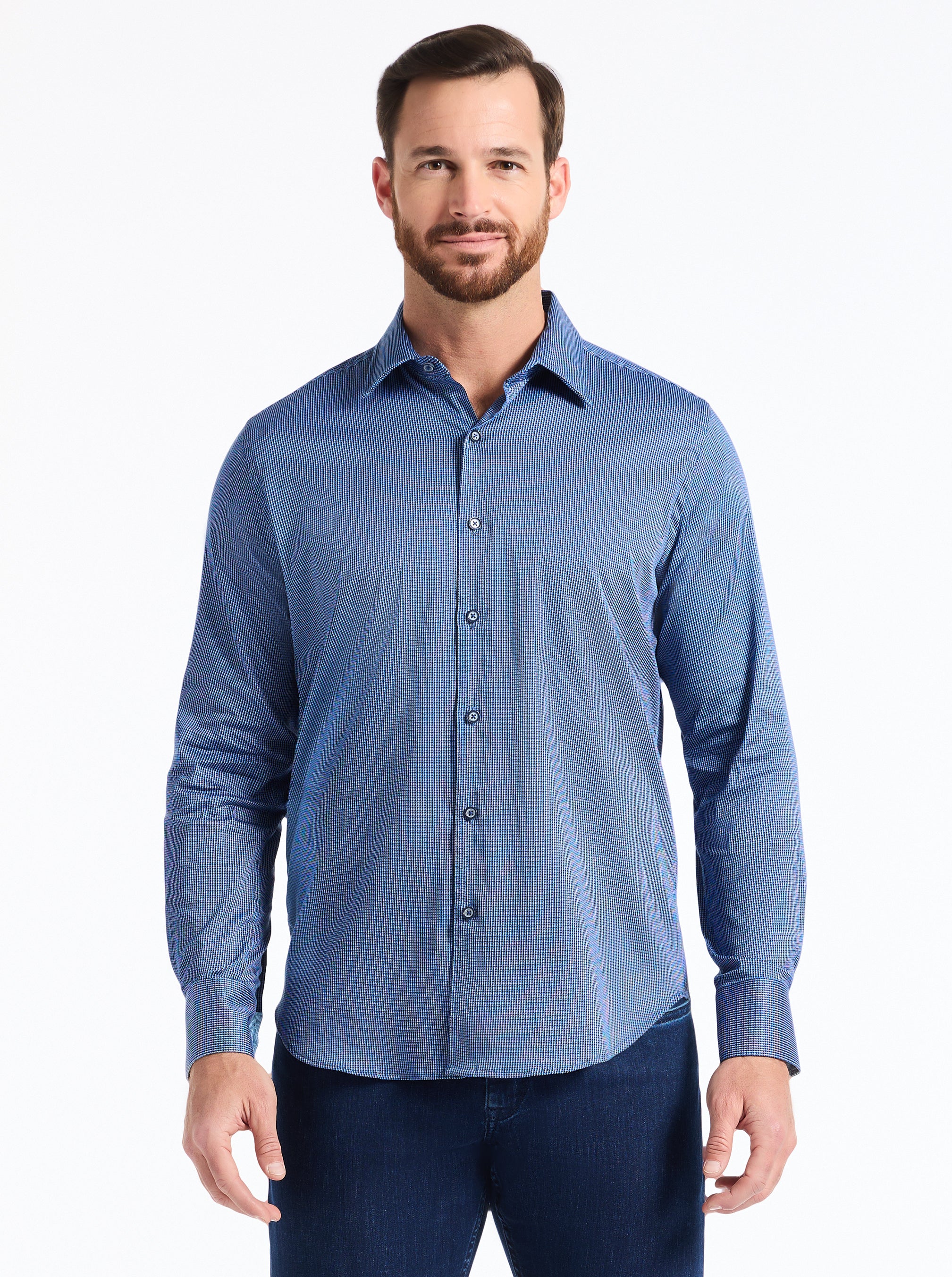 CORTLAND LONG SLEEVE BUTTON DOWN SHIRT