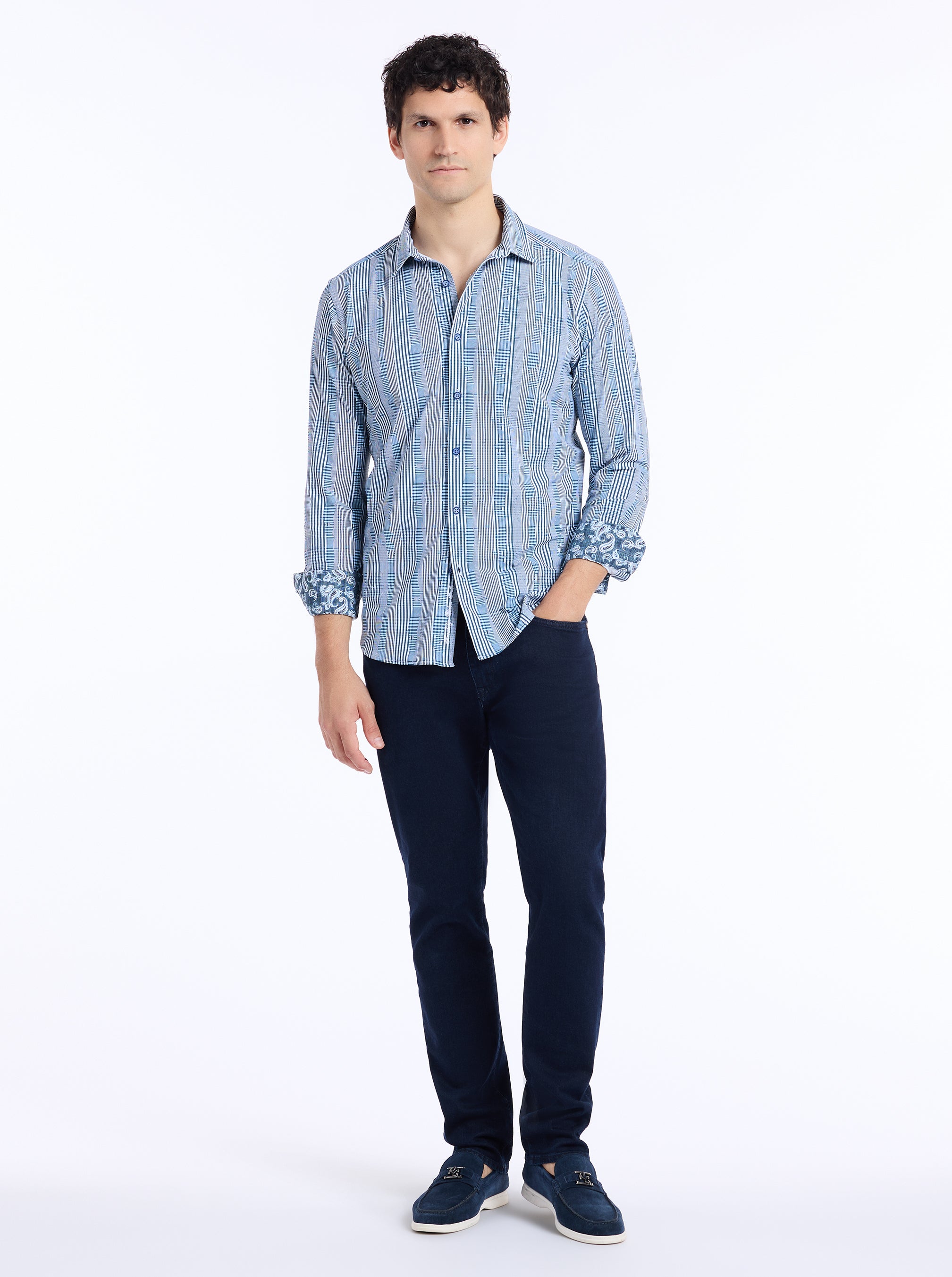 CHARNWOOD LONG SLEEVE BUTTON DOWN SHIRT