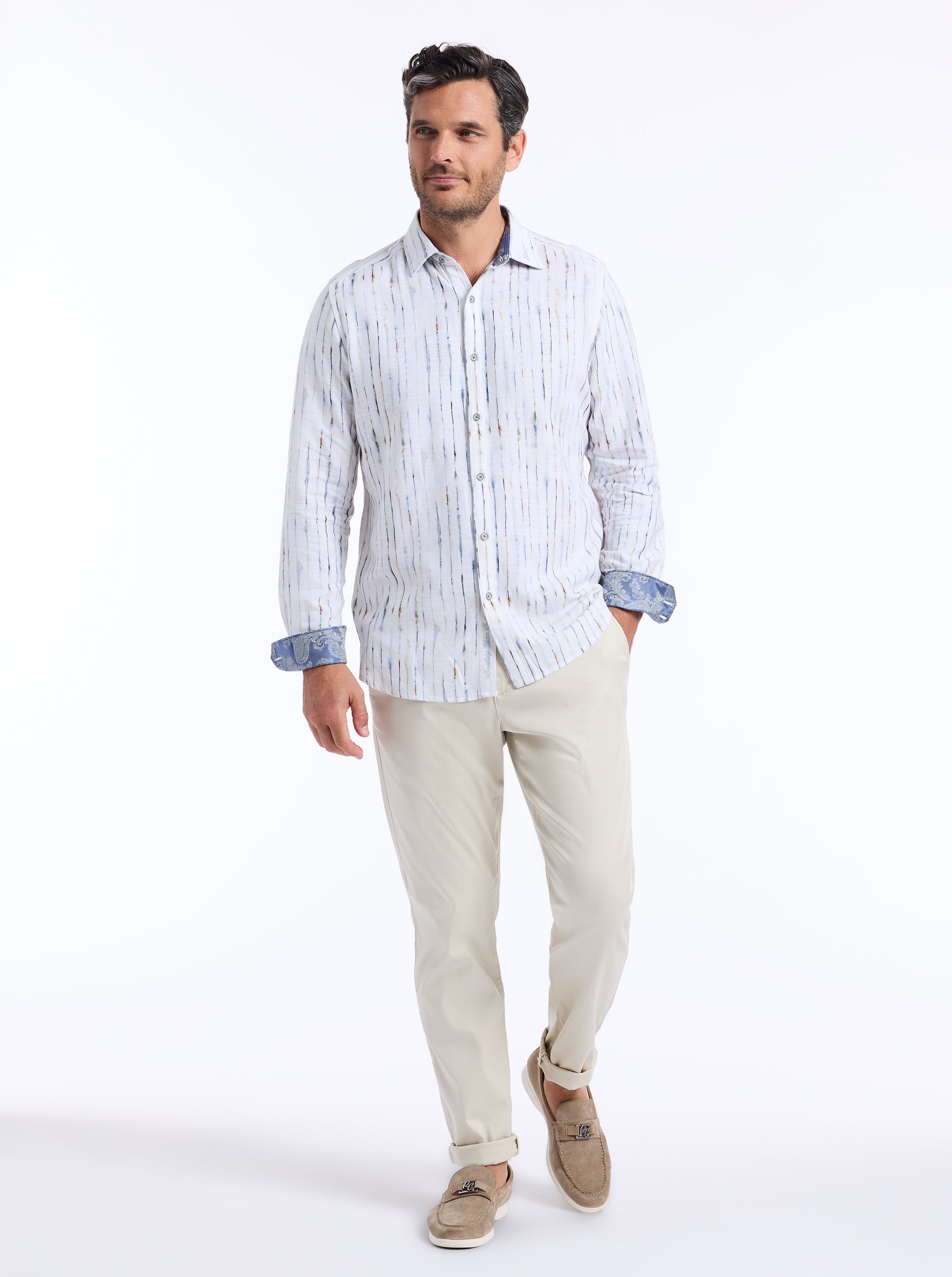 BRADLAUGH LONG SLEEVE BUTTON DOWN SHIRT