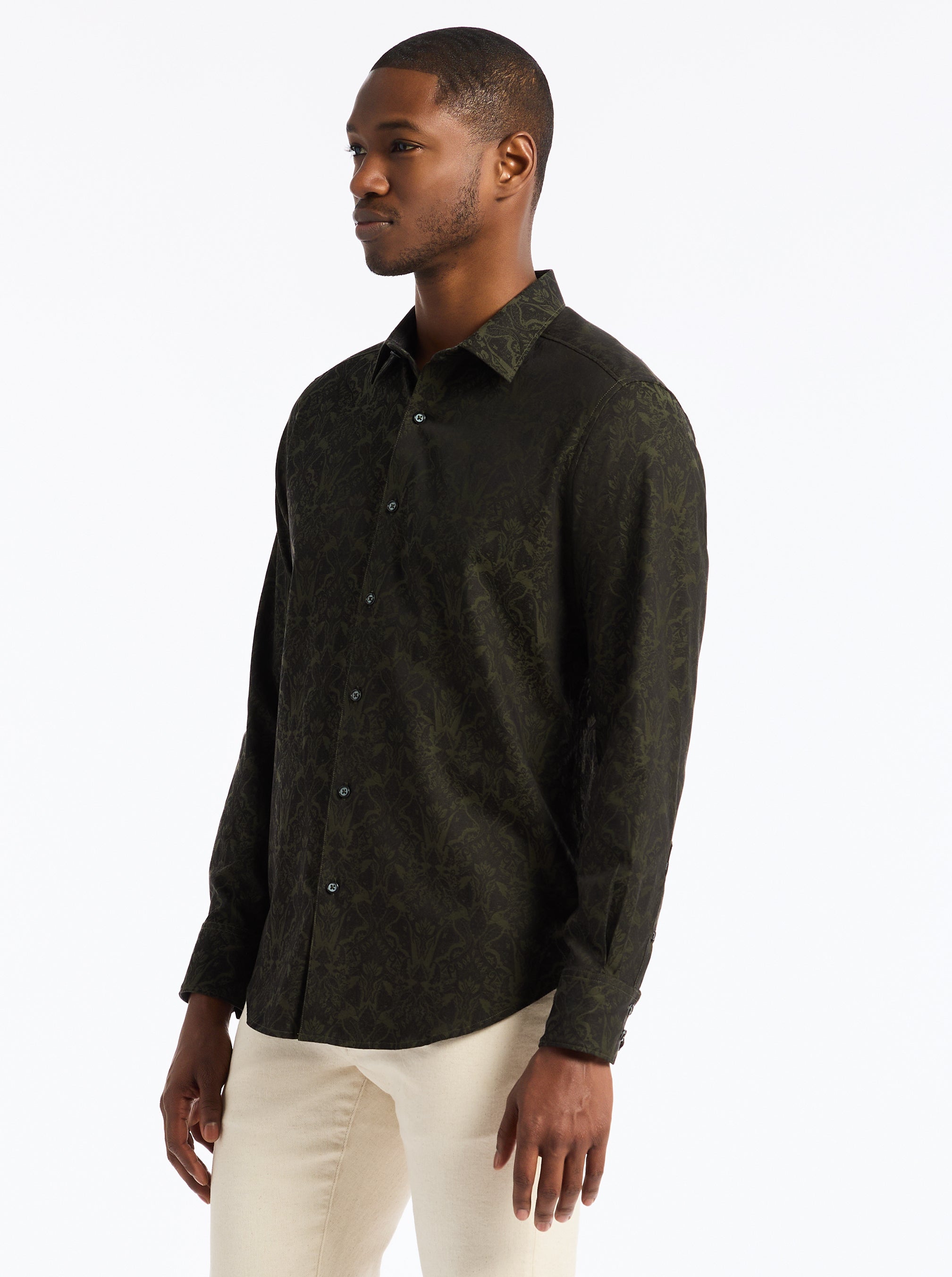 HIGHLAND LONG SLEEVE BUTTON DOWN SHIRT