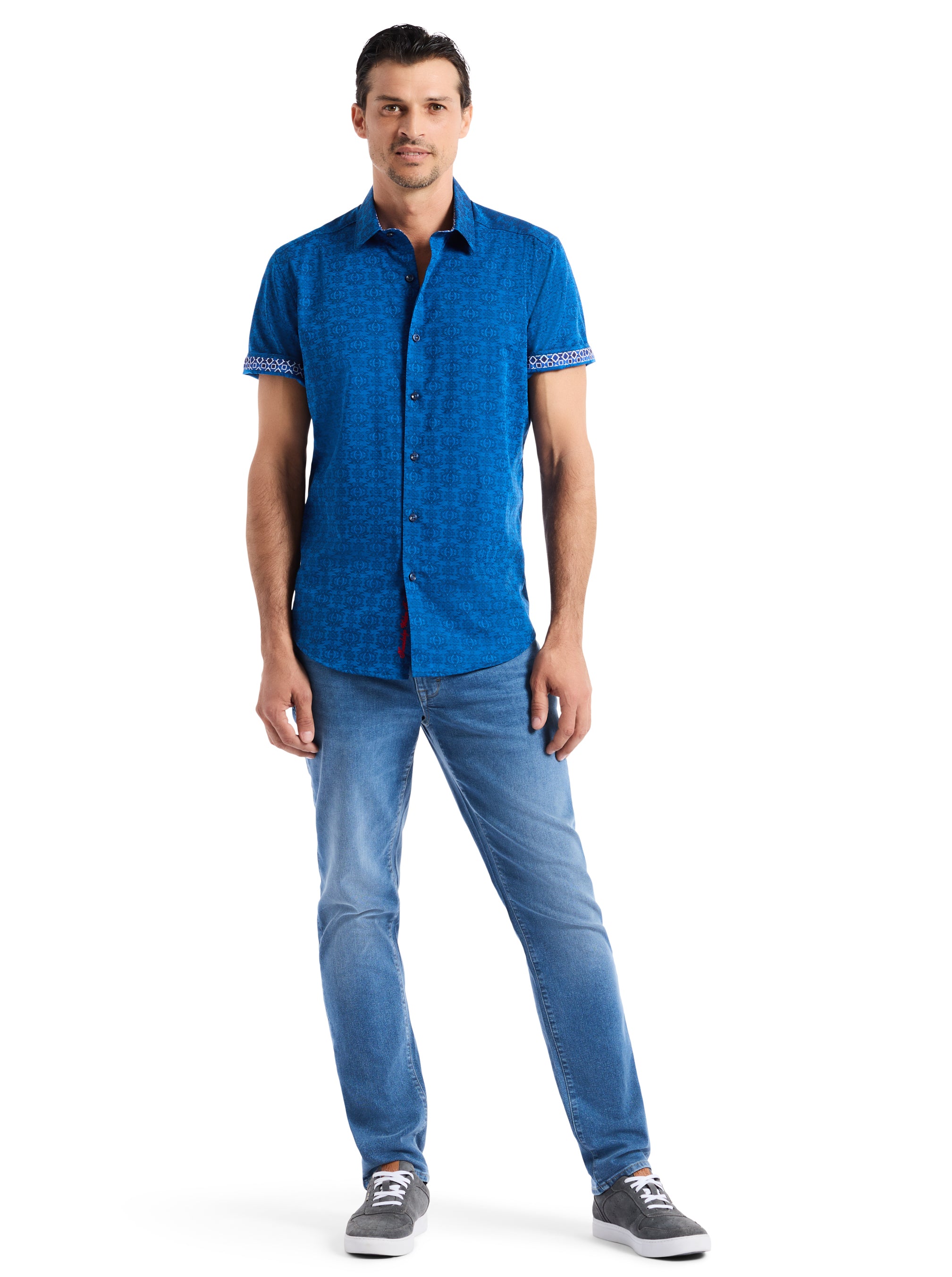 STELLMAN SHORT SLEEVE BUTTON DOWN SHIRT
