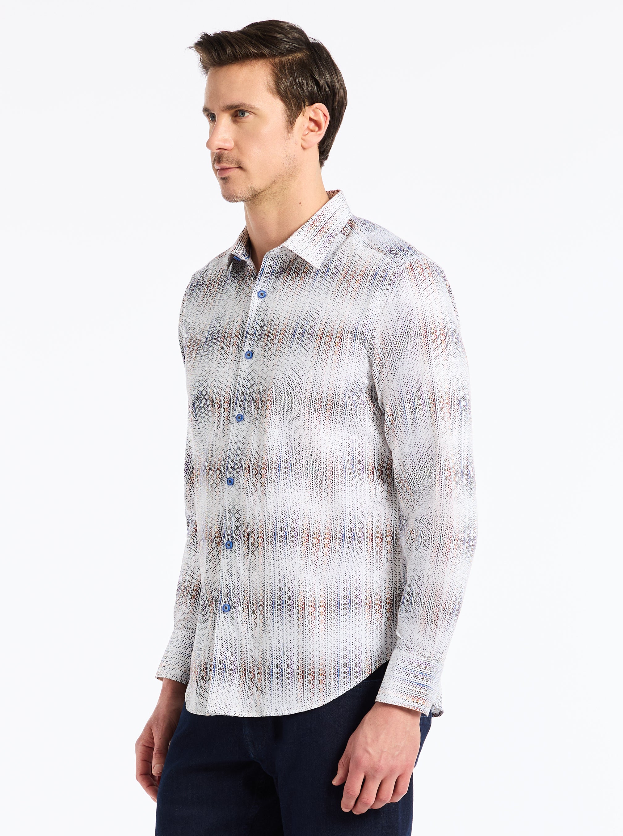 FORSYTH LONG SLEEVE BUTTON DOWN SHIRT