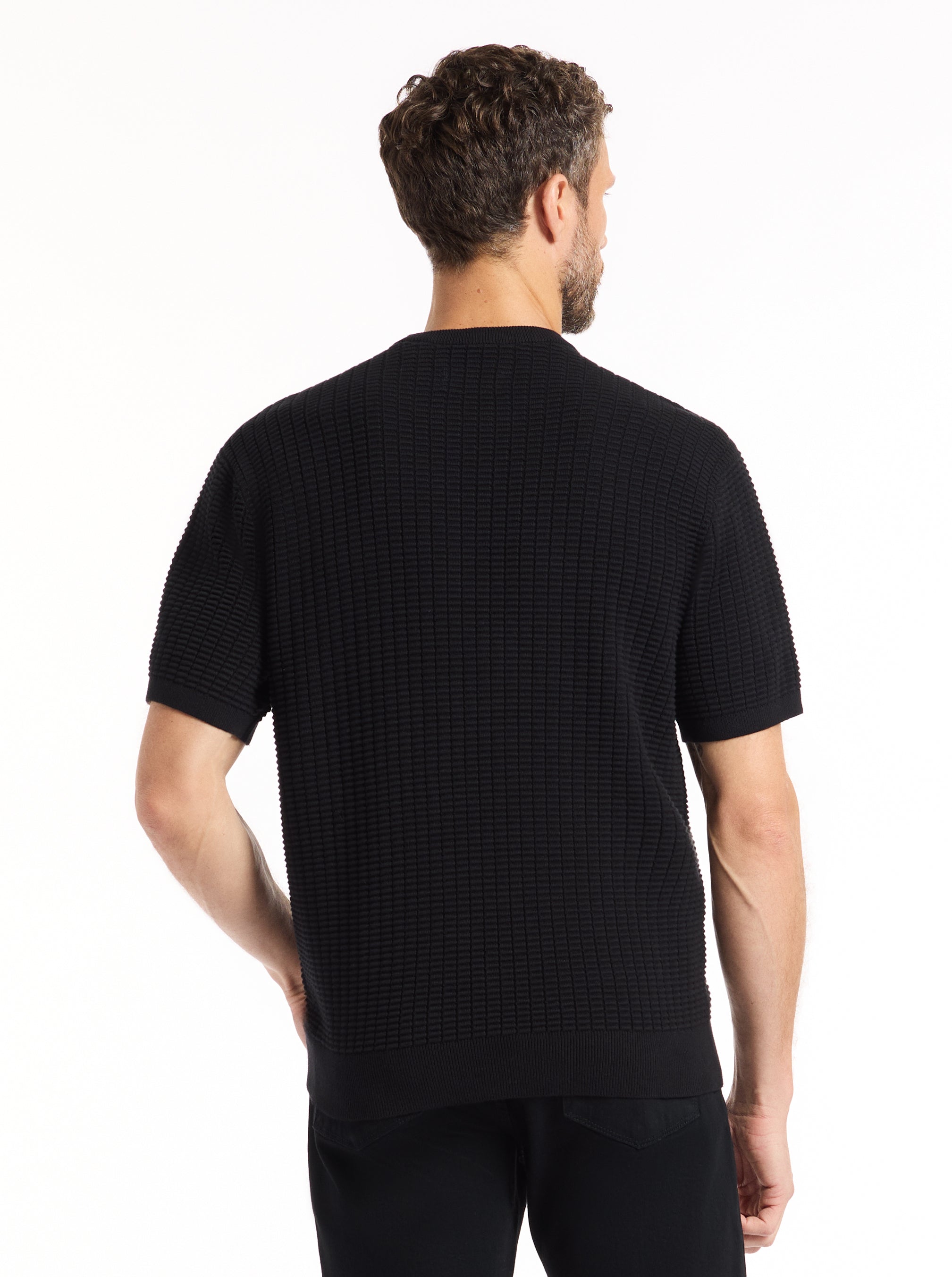 LUIS SHORT SLEEVE SWEATER