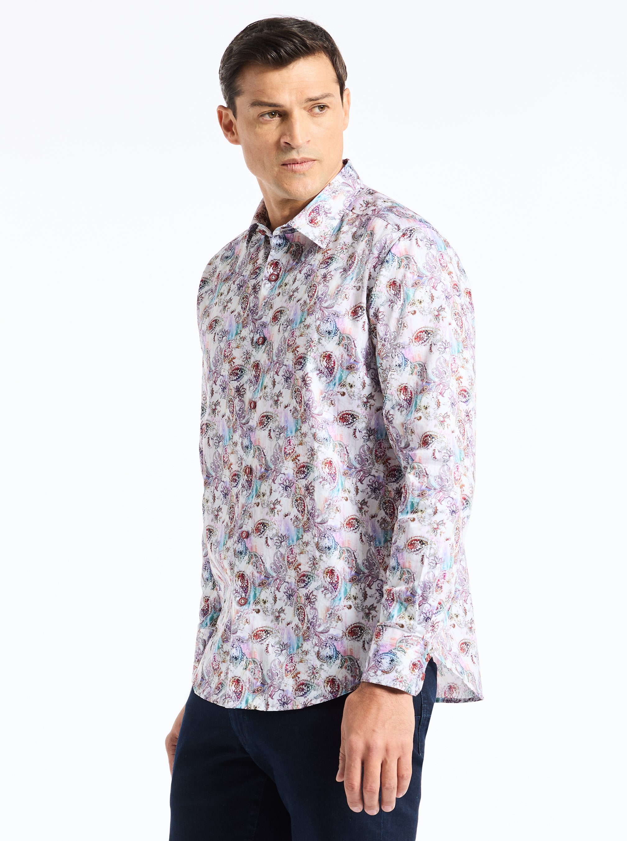 FAWLEY LONG SLEEVE BUTTON DOWN SHIRT