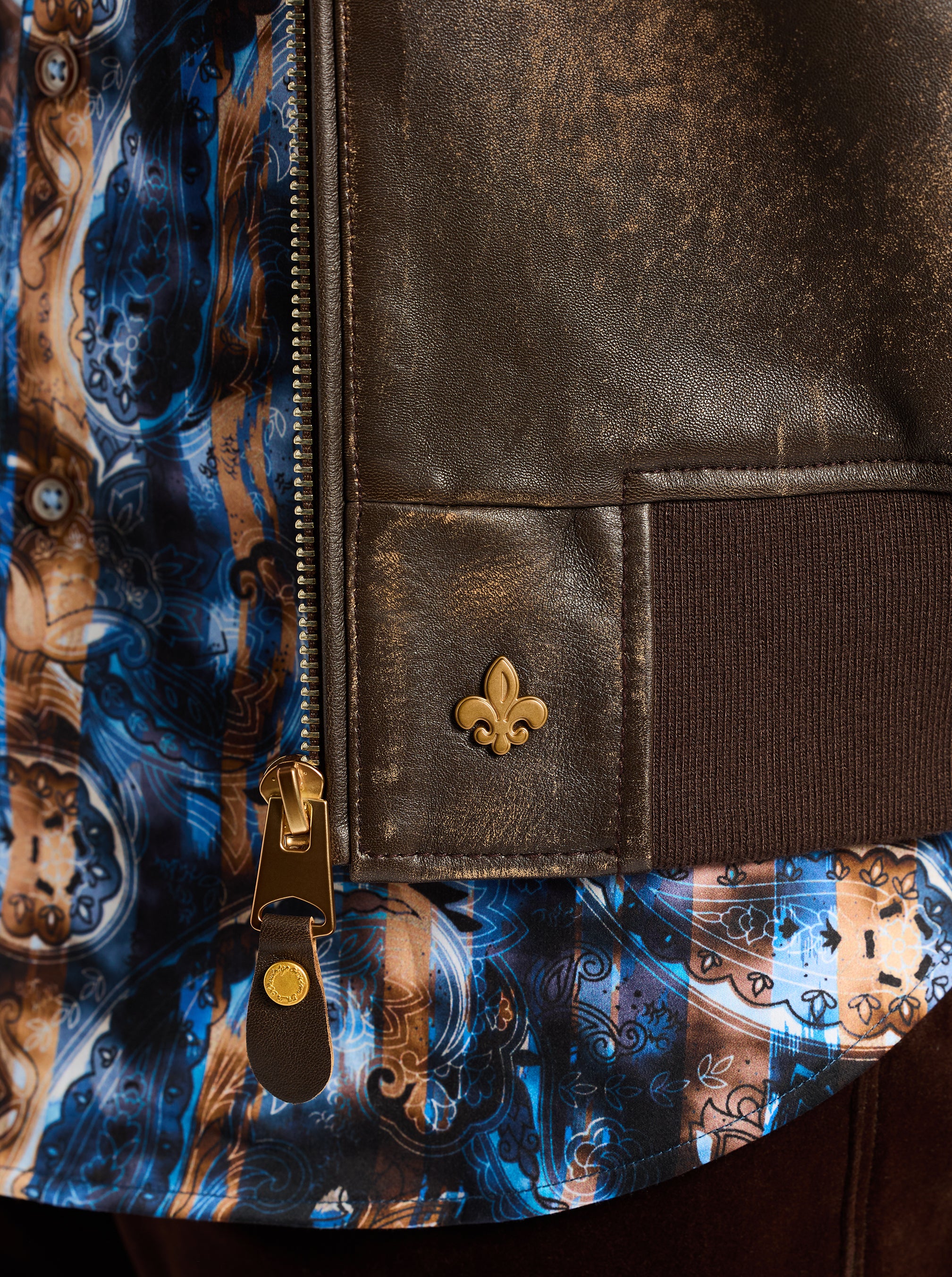 LIMITED EDITION GILDED OUTLAW LEATHER JACKET