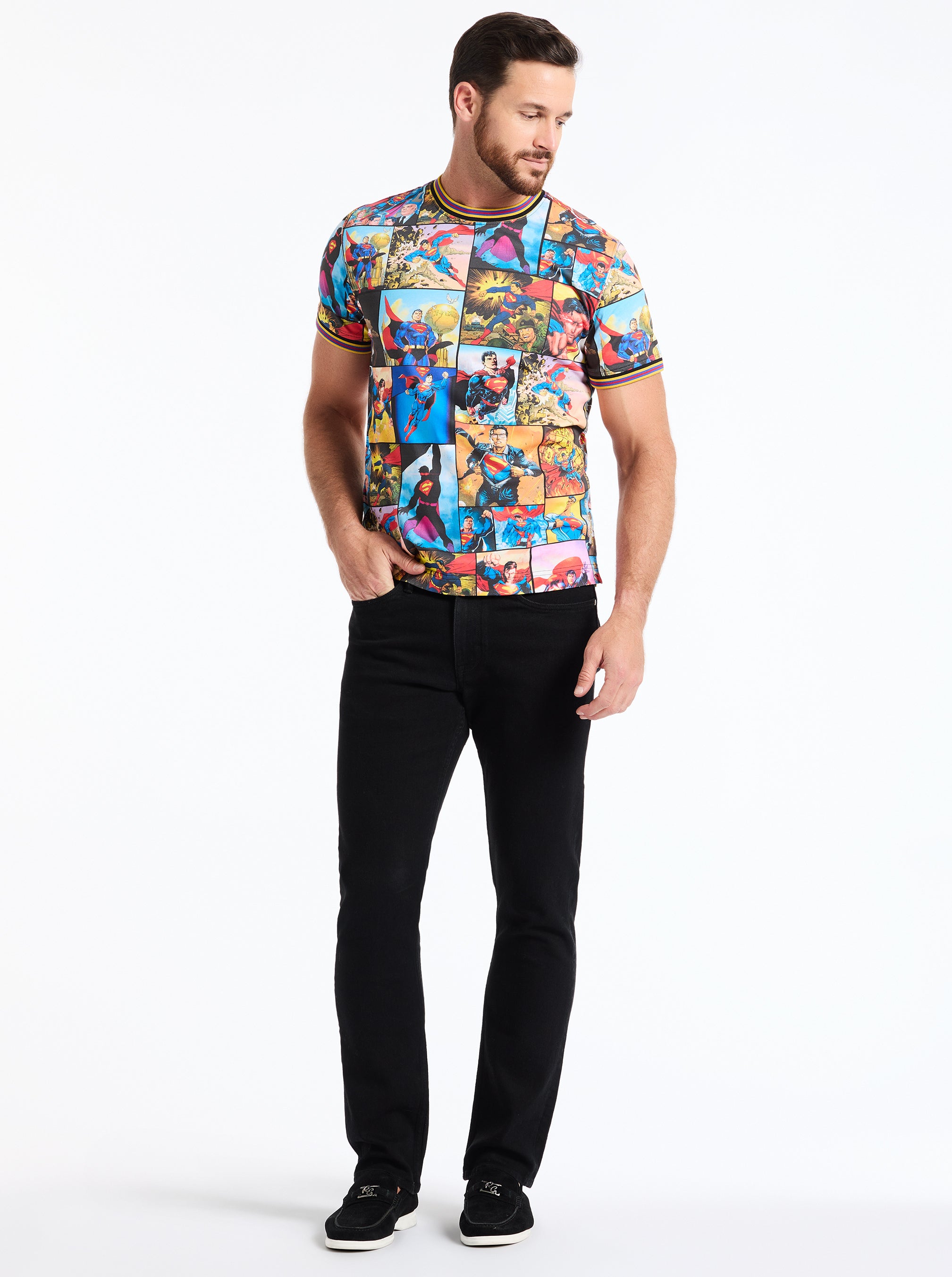 SUPERMAN™ x ROBERT GRAHAM DEFENDER SHORT SLEEVE T-SHIRT