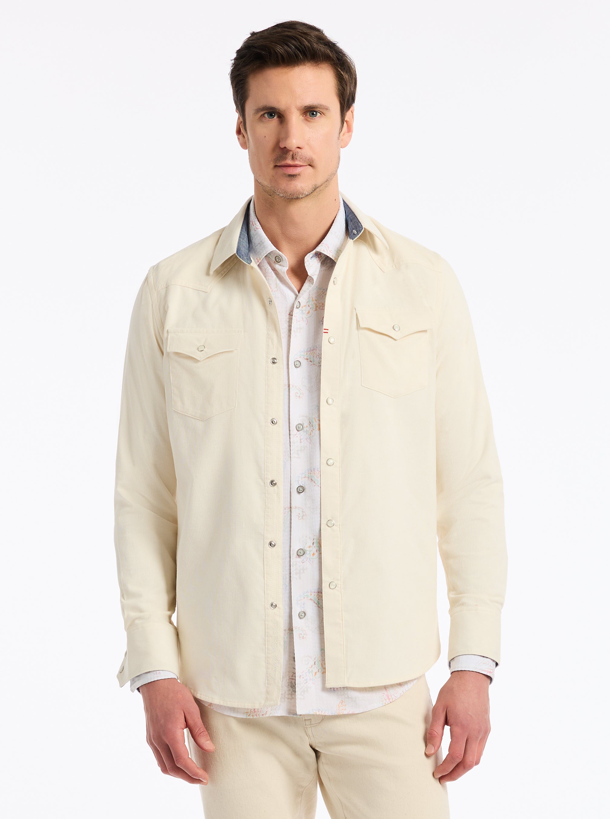 WYATT LONG SLEEVE BUTTON DOWN SHIRT