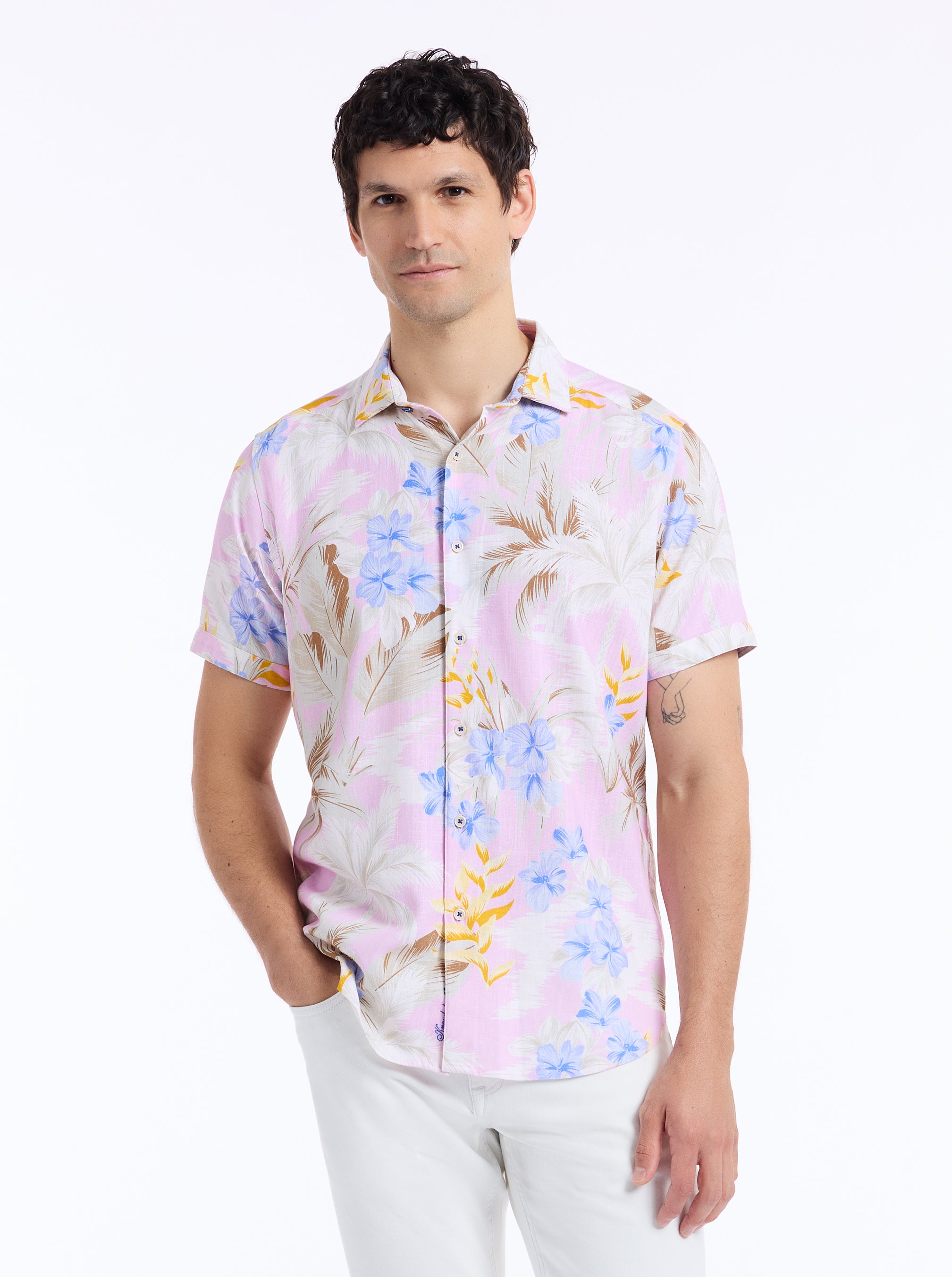 FLETCHER SHORT SLEEVE BUTTON DOWN SHIRT