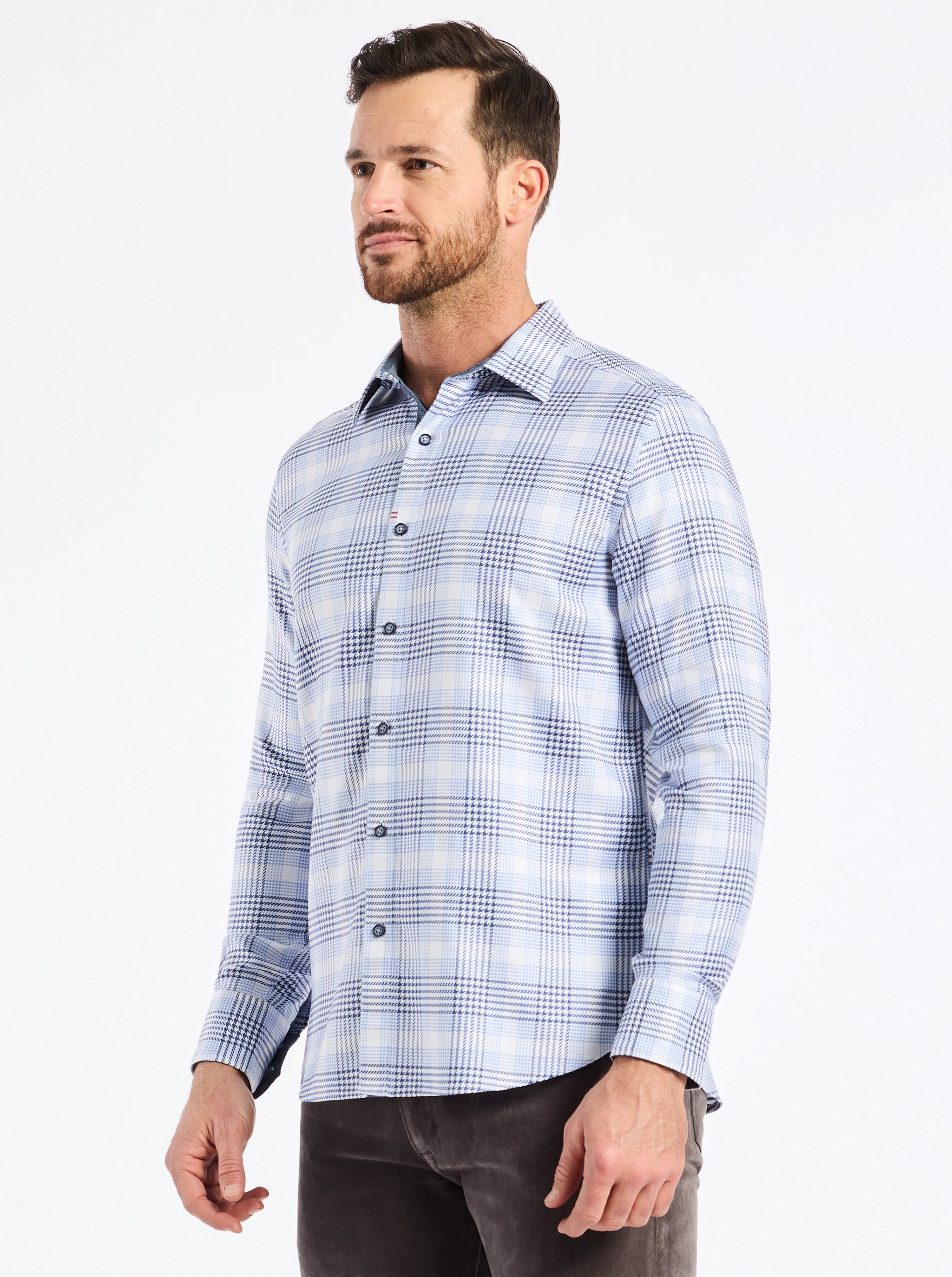 DELFORD LONG SLEEVE BUTTON DOWN SHIRT