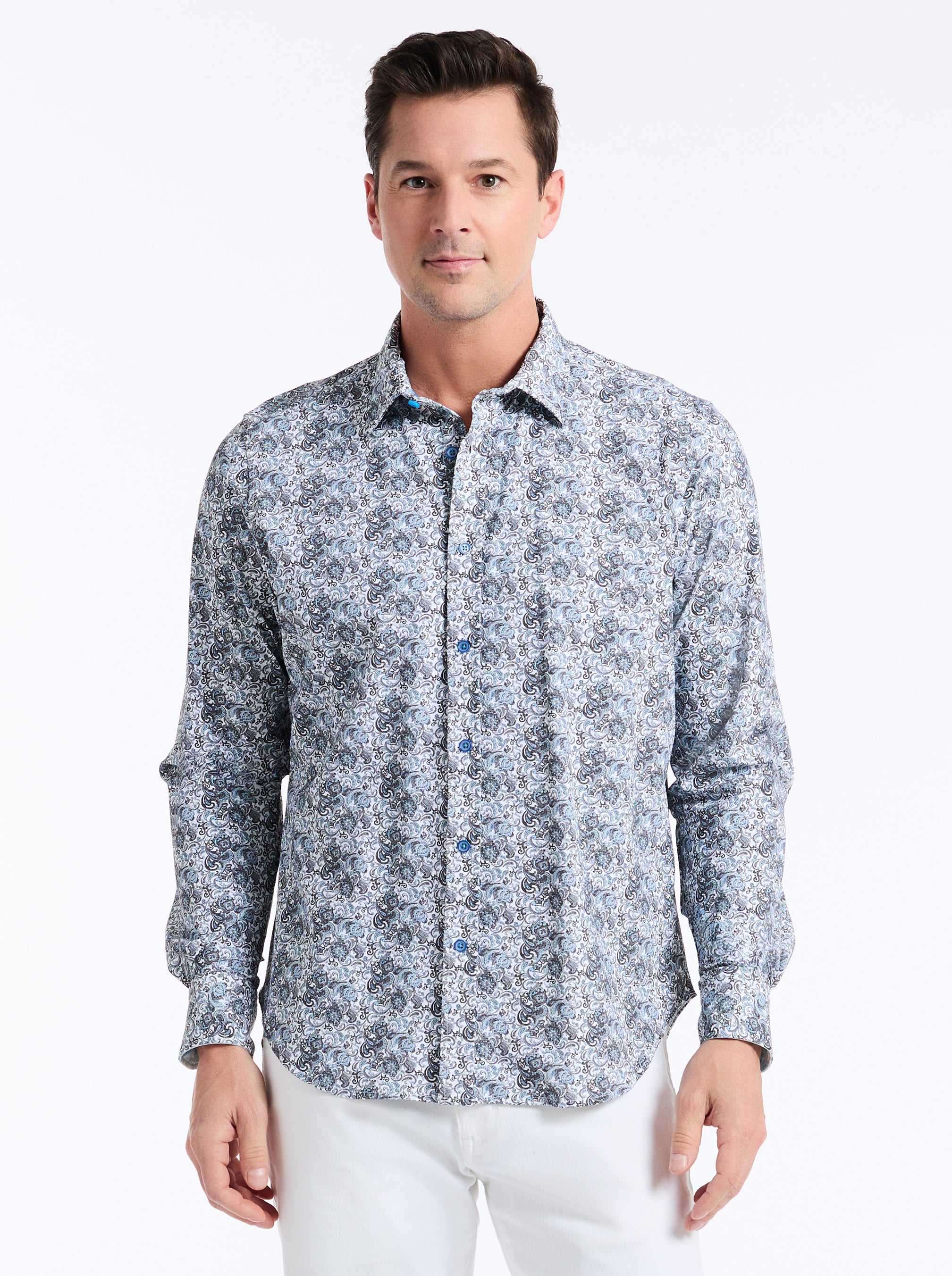 FITZGERALD LONG SLEEVE BUTTON DOWN SHIRT