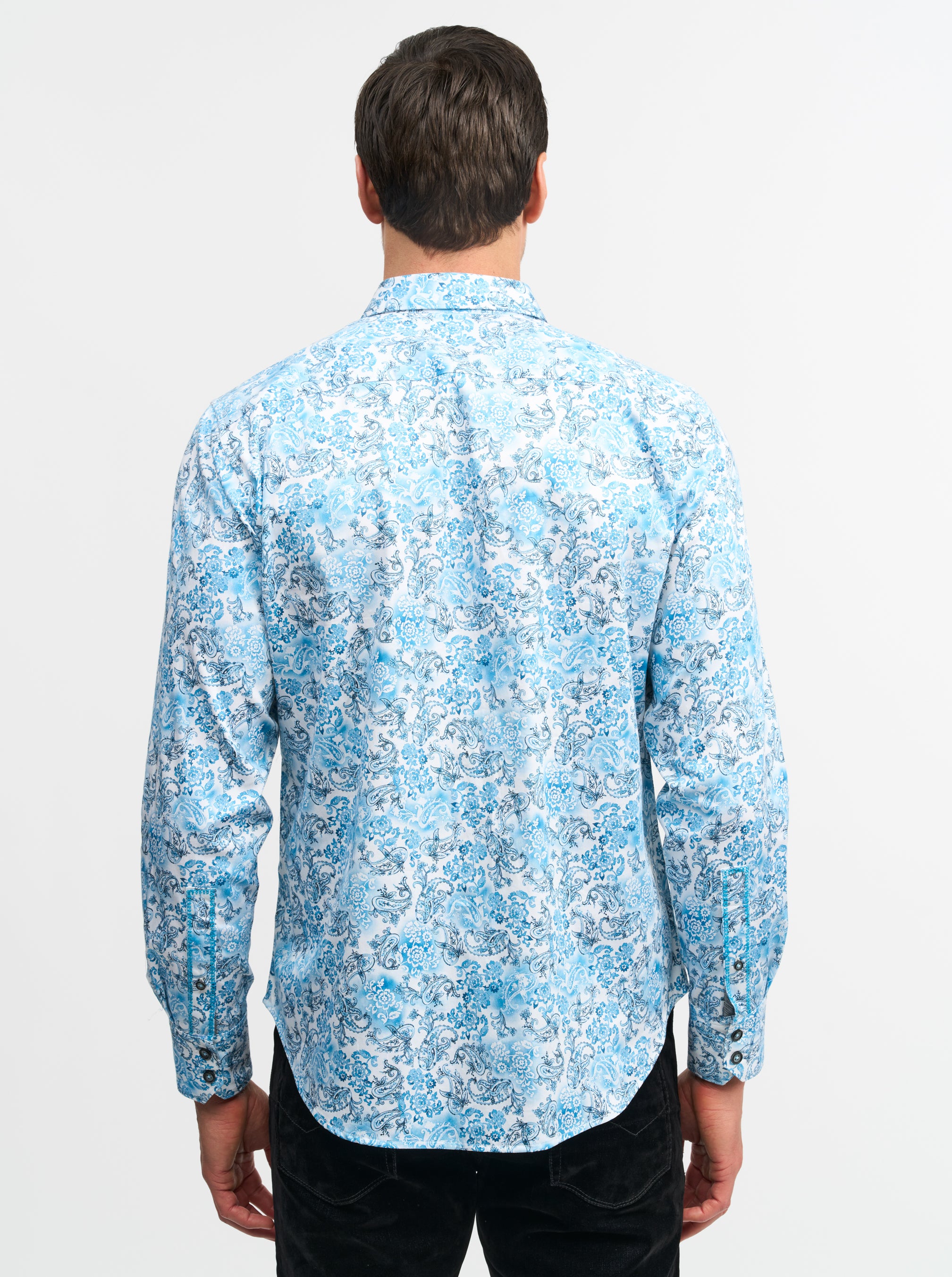 DOWNING LONG SLEEVE BUTTON DOWN SHIRT