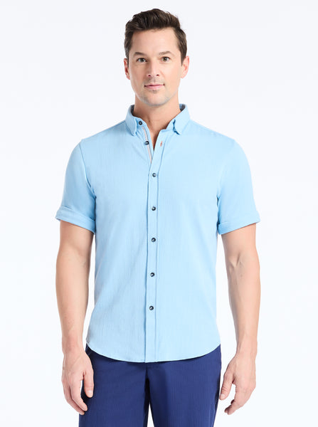 Robert Graham Men's Hammond Long Sleeve Button-Down Shirt - Textured Woven Fabric