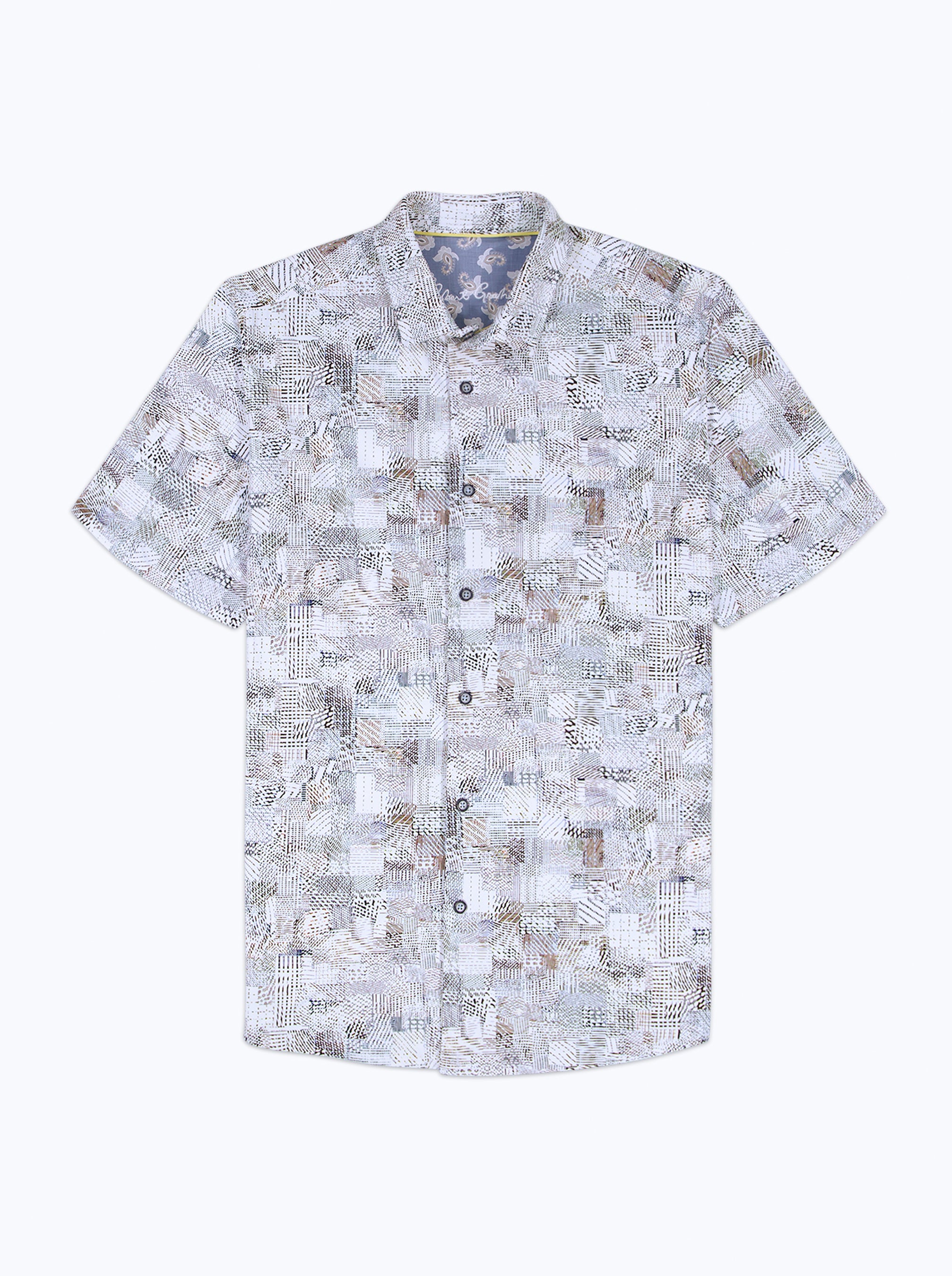 WRATHBONE SHORT SLEEVE BUTTON DOWN SHIRT