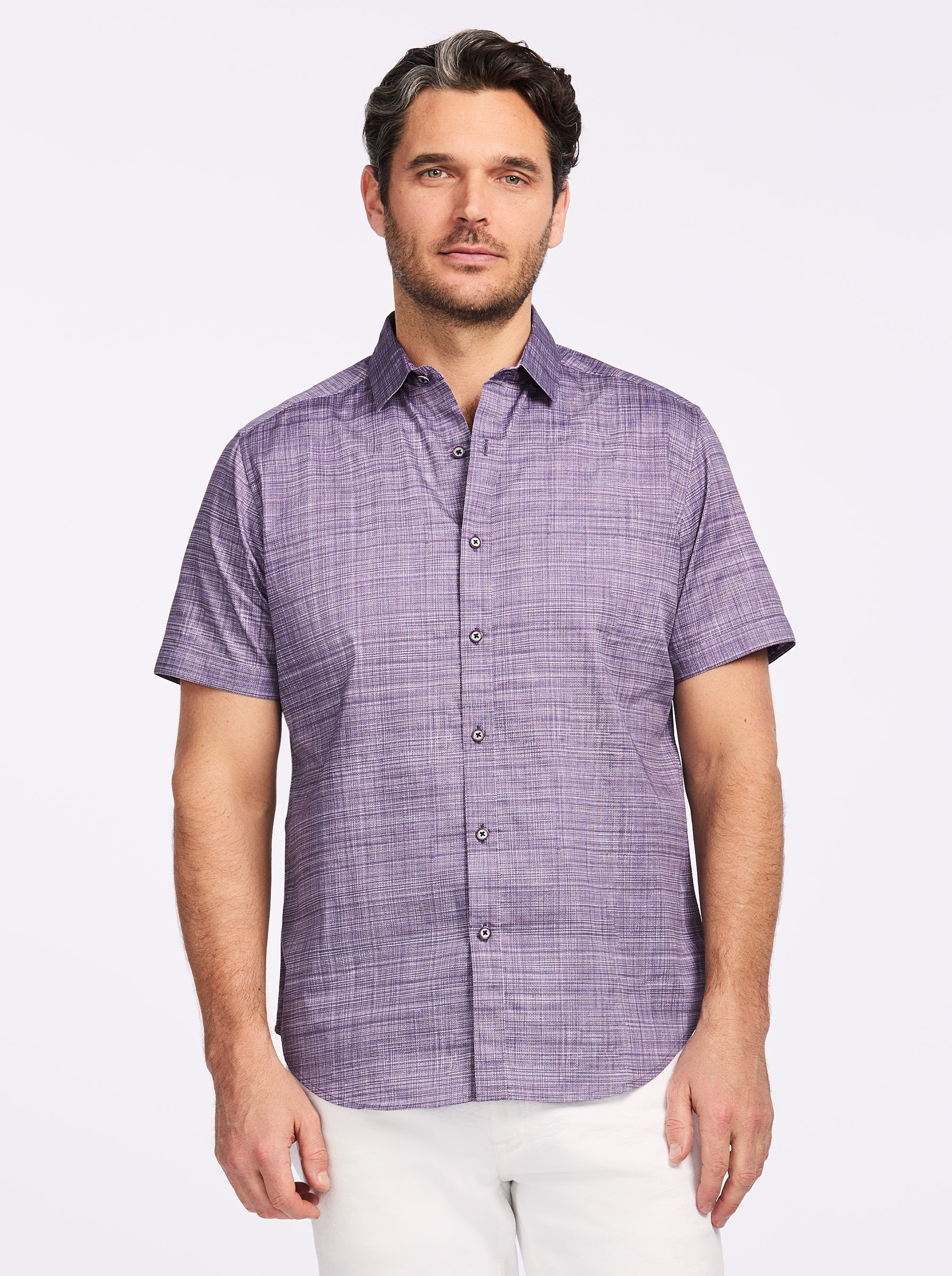 ROTH SHORT SLEEVE BUTTON DOWN SHIRT