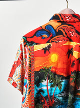 PESCAIA SHORT SLEEVE BUTTON DOWN SHIRT