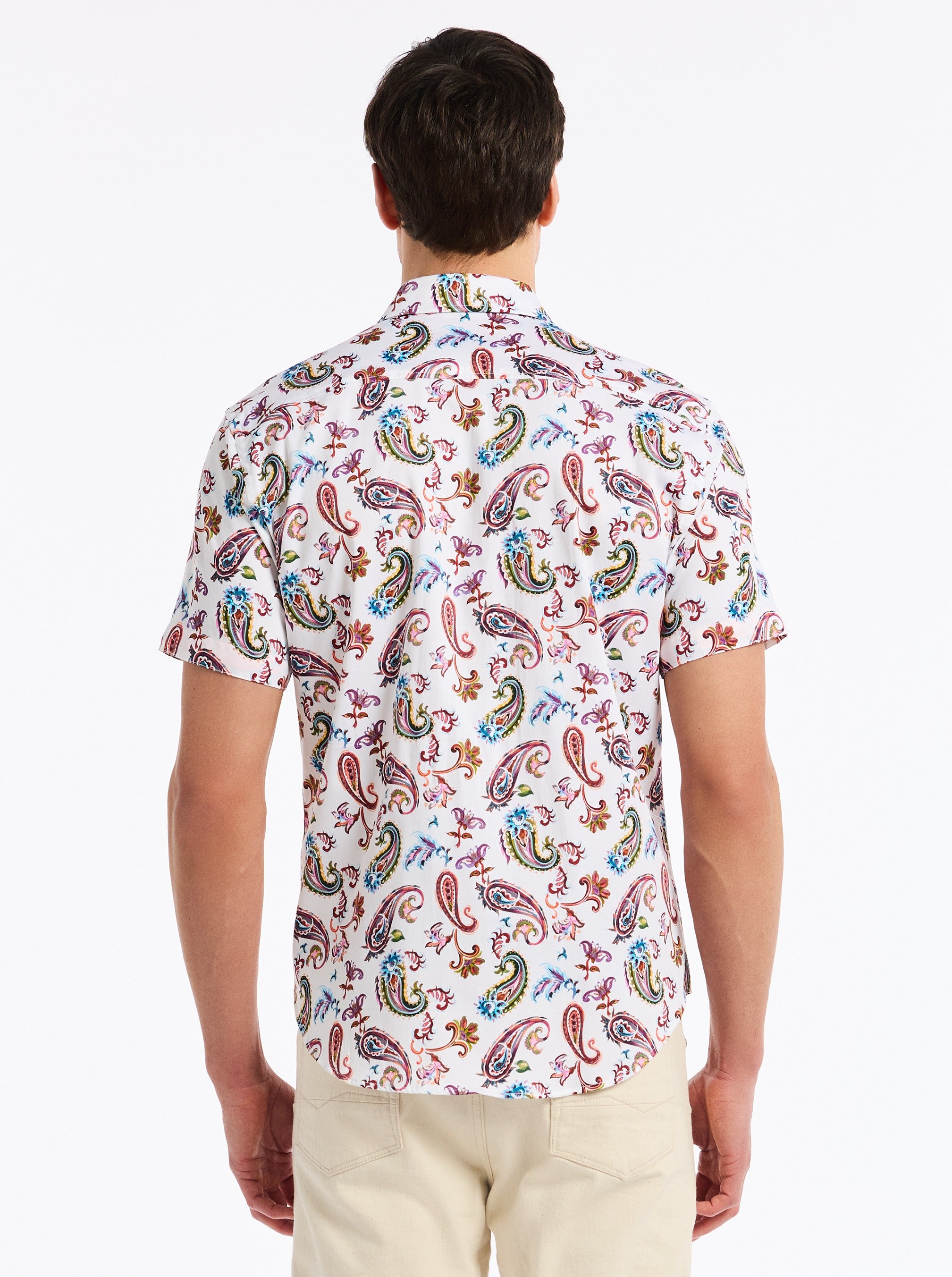 TANGIER SHORT SLEEVE BUTTON DOWN SHIRT TALL