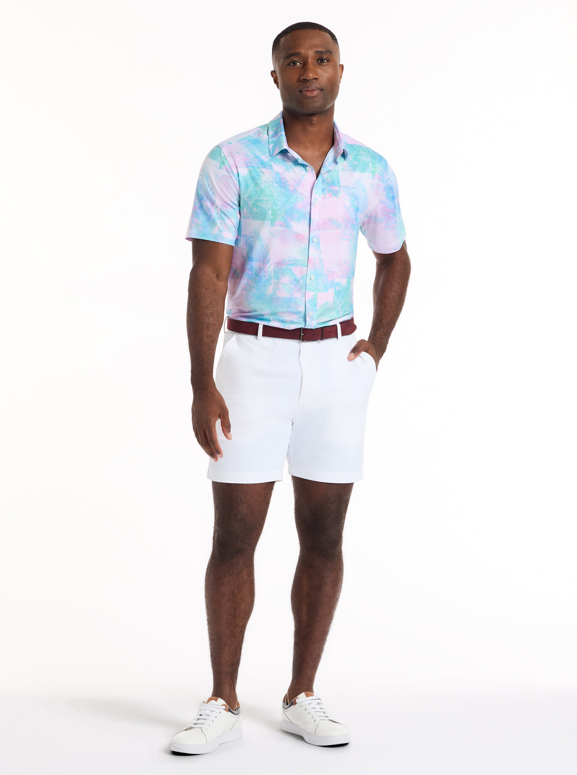 ICARUS SHORT SLEEVE BUTTON DOWN SHIRT