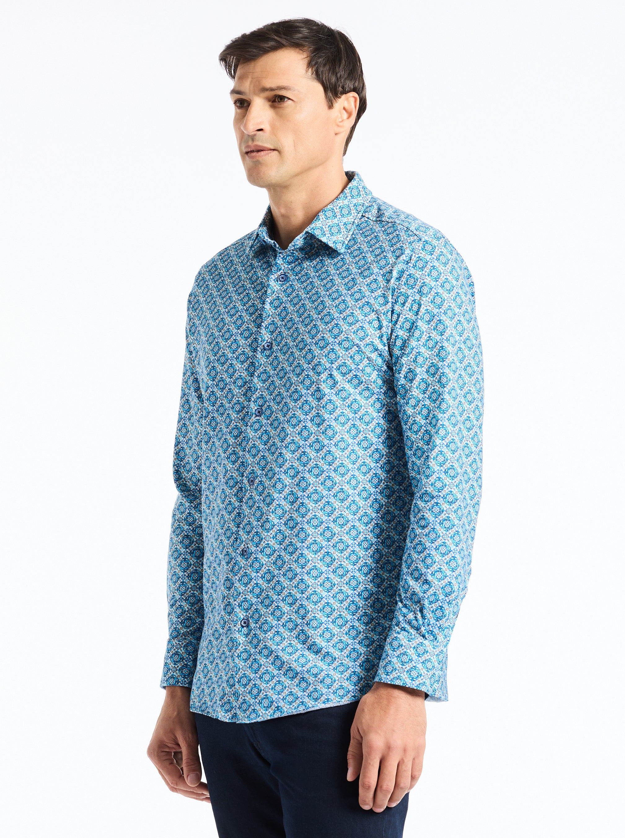 BAYLOR LONG SLEEVE BUTTON DOWN SHIRT