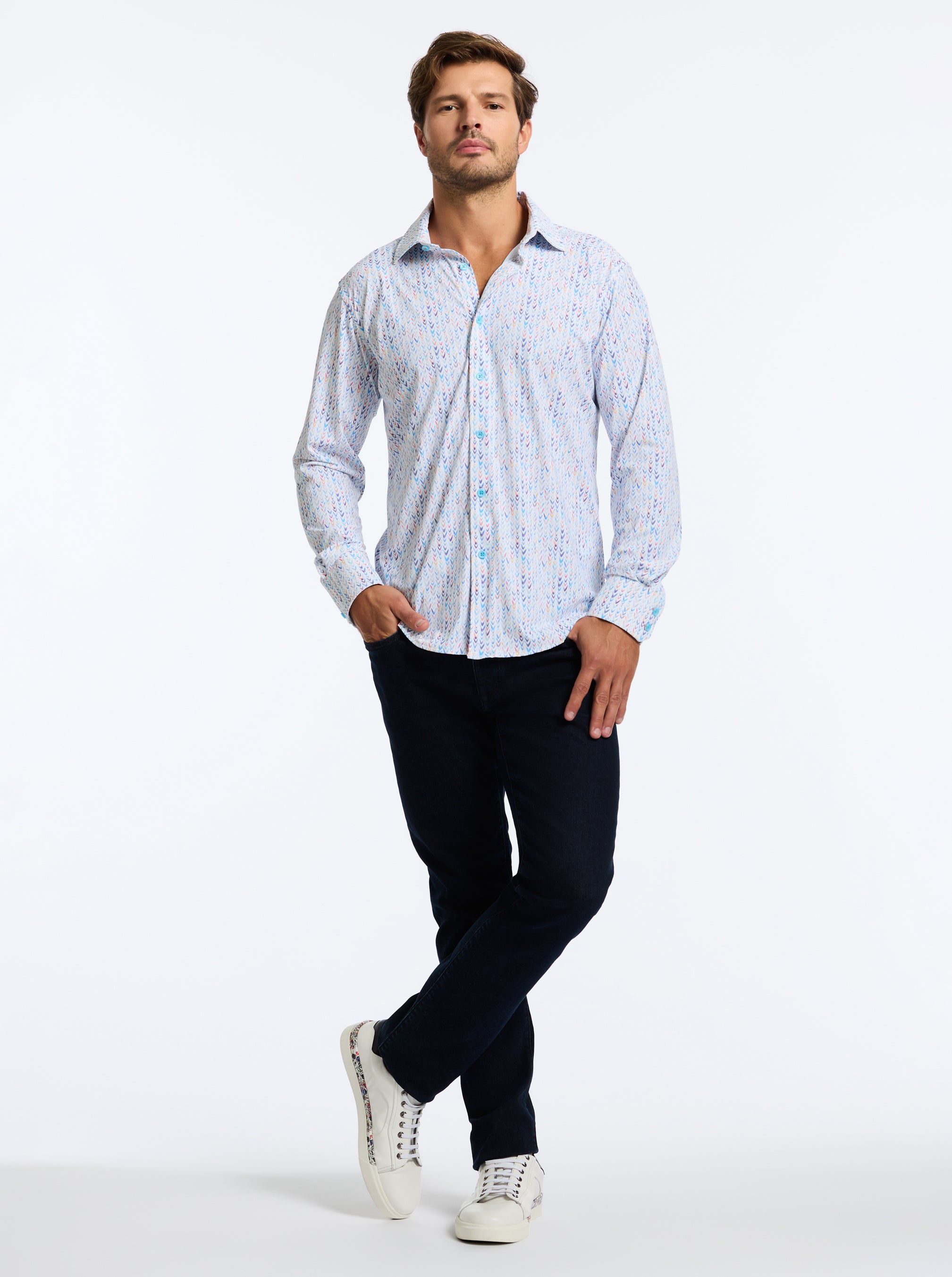 SLAUSON LONG SLEEVE BUTTON DOWN SHIRT