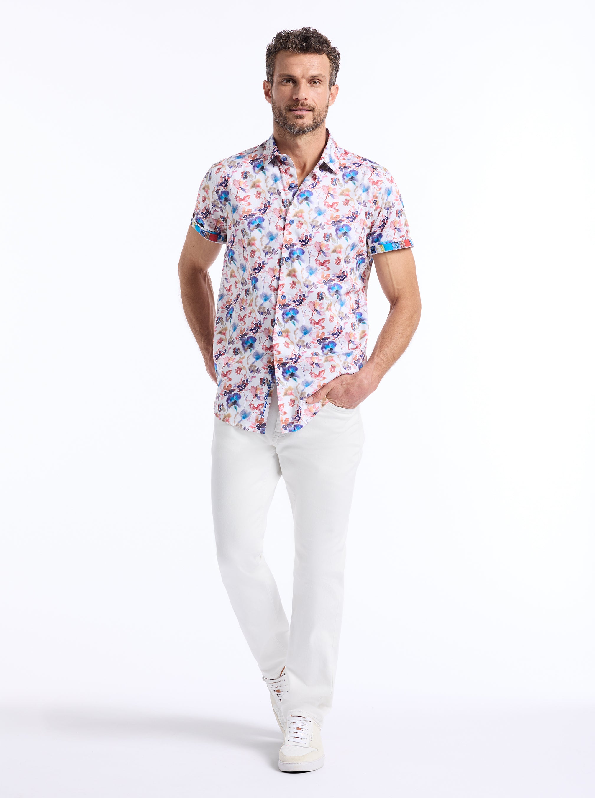 NORBY SHORT SLEEVE BUTTON DOWN SHIRT
