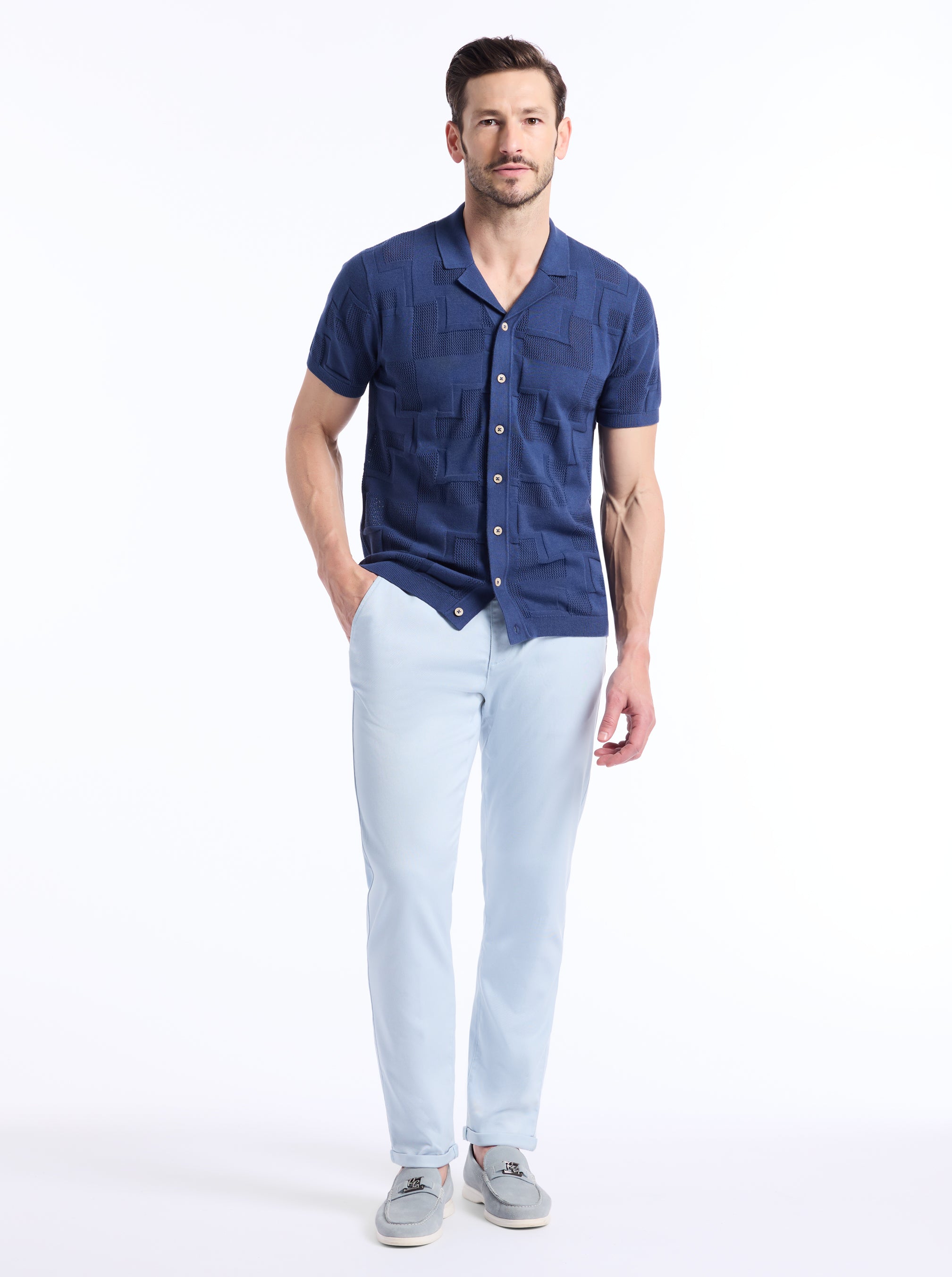 DRAYFORD SHORT SLEEVE SWEATER