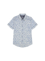 MAKEMO SHORT SLEEVE BUTTON DOWN SHIRT