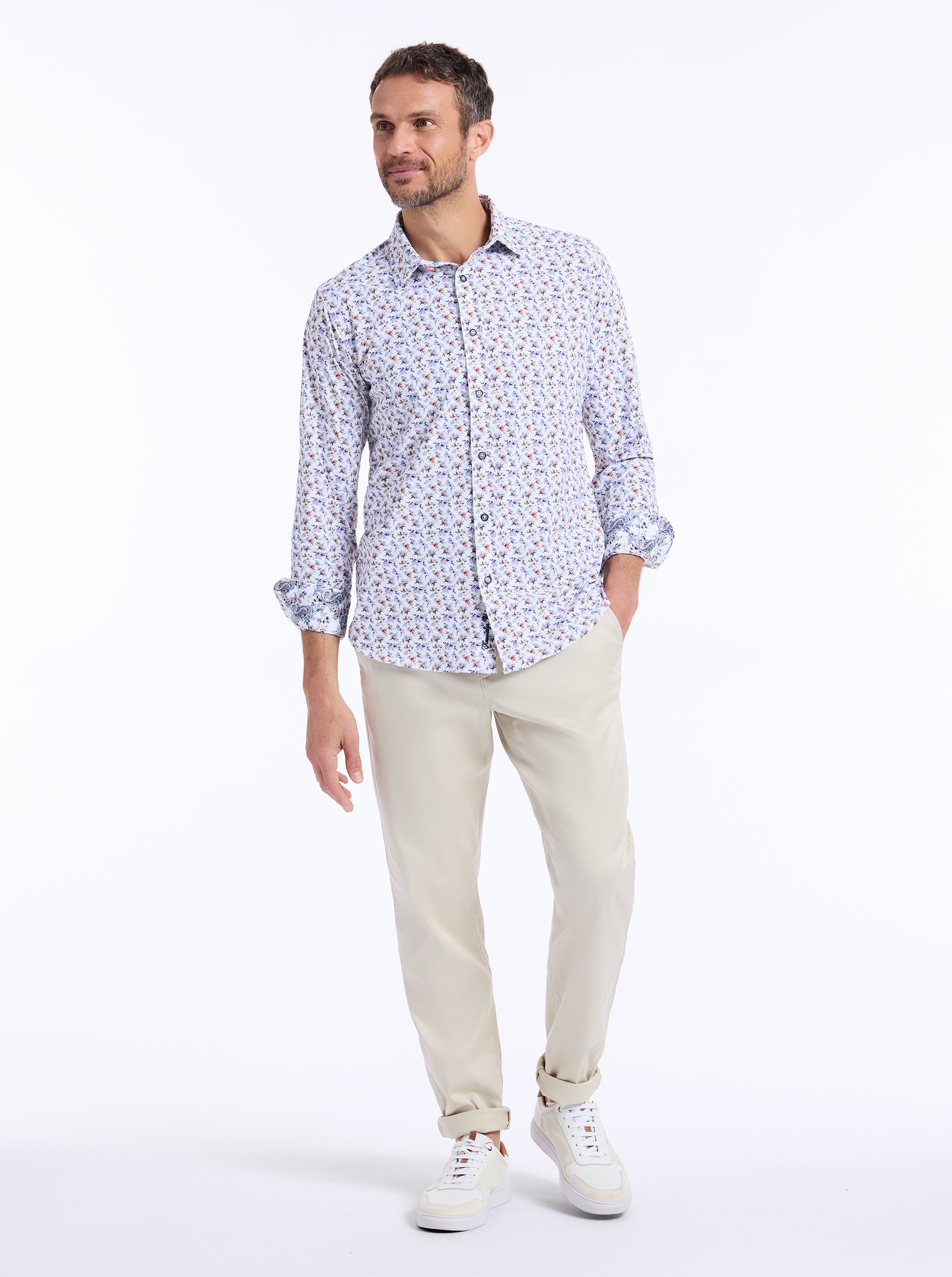 BAUXHALL LONG SLEEVE BUTTON DOWN SHIRT