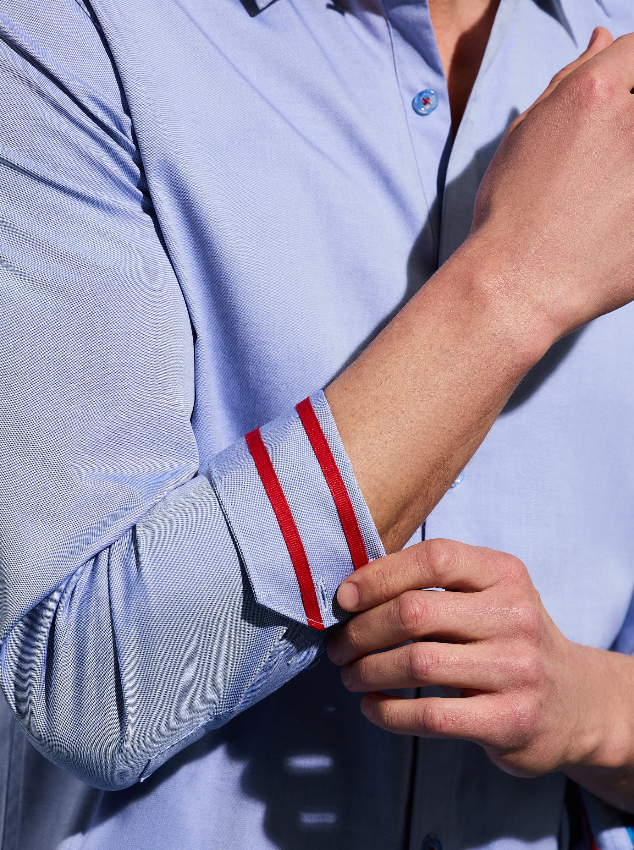 SUPERMAN™ x ROBERT GRAHAM POWER OF HOPE LONG SLEEVE BUTTON DOWN SHIRT