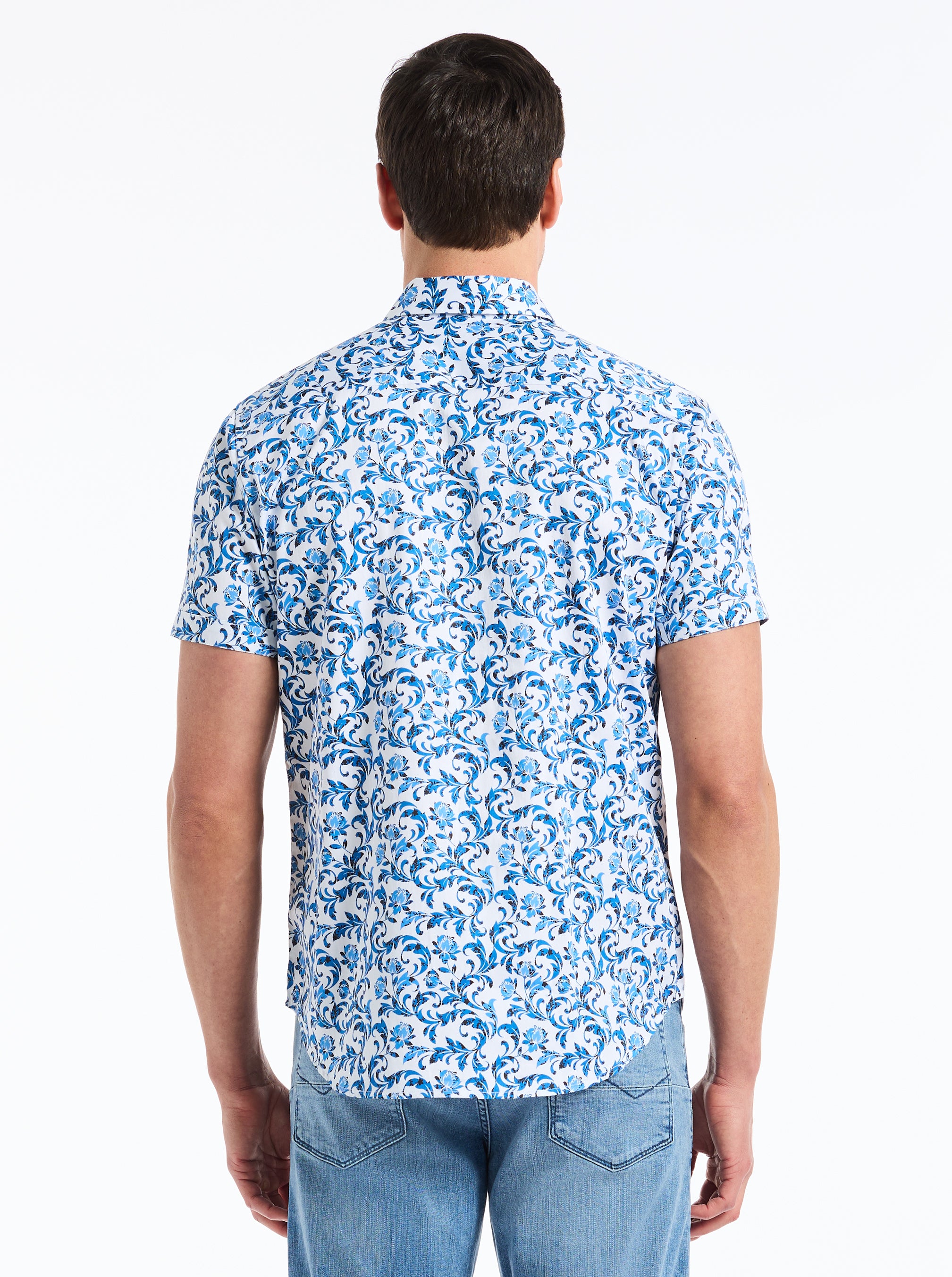 ASLAN SHORT SLEEVE BUTTON DOWN SHIRT