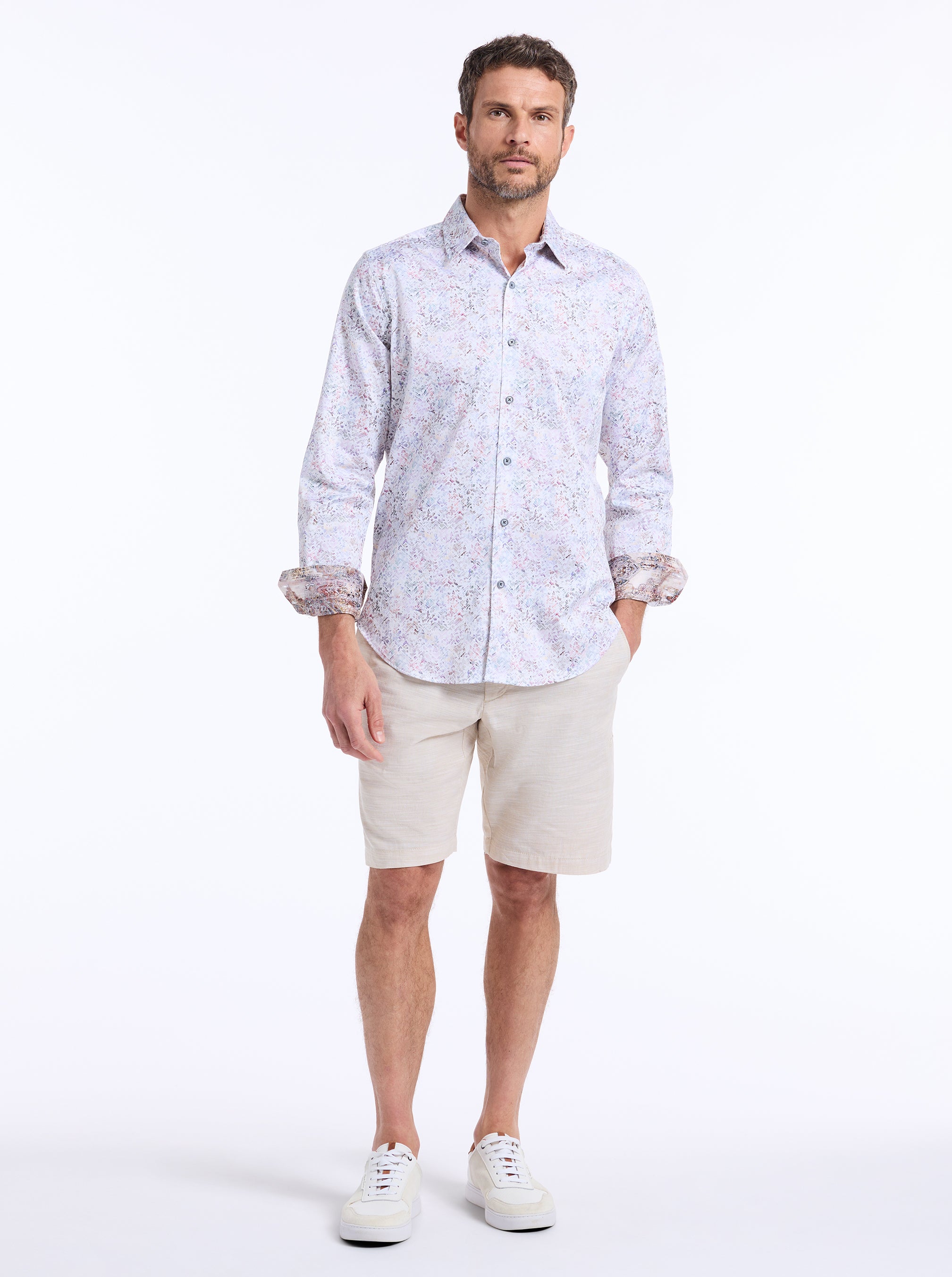 LIVERPOOL LONG SLEEVE BUTTON DOWN SHIRT