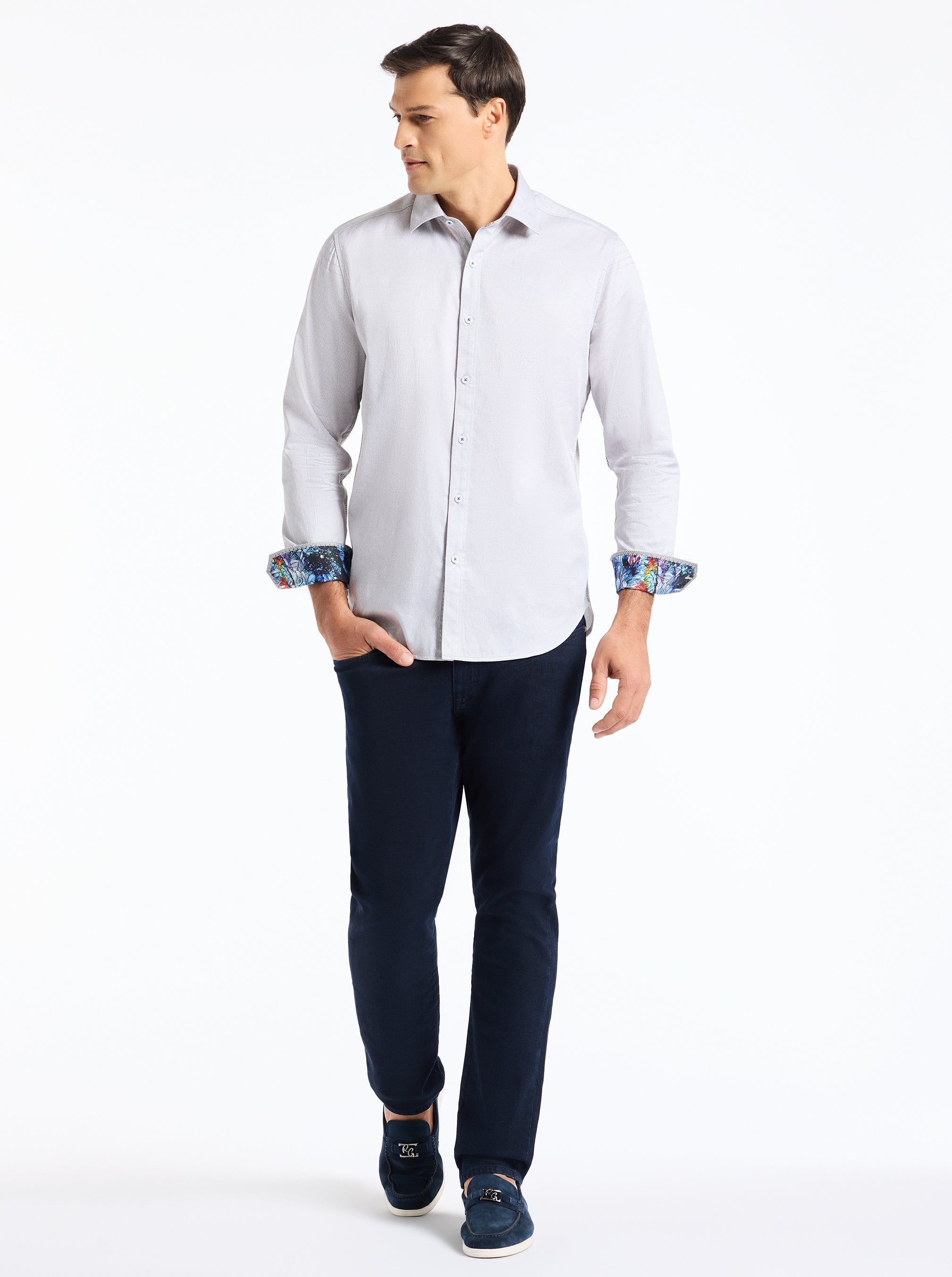 CHASE LONG SLEEVE BUTTON DOWN SHIRT