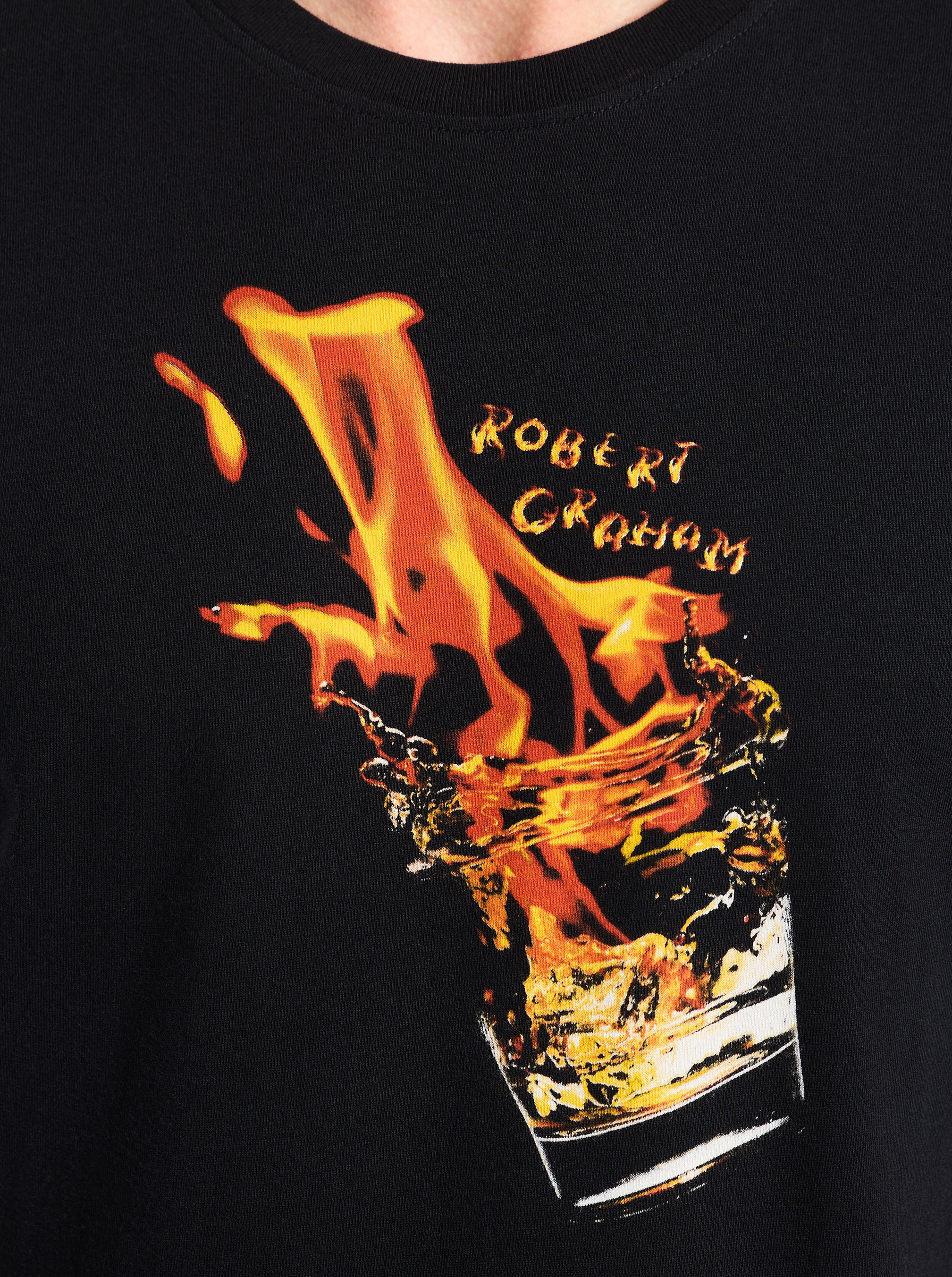 WHISKEY ON FIRE SHORT SLEEVE T-SHIRT