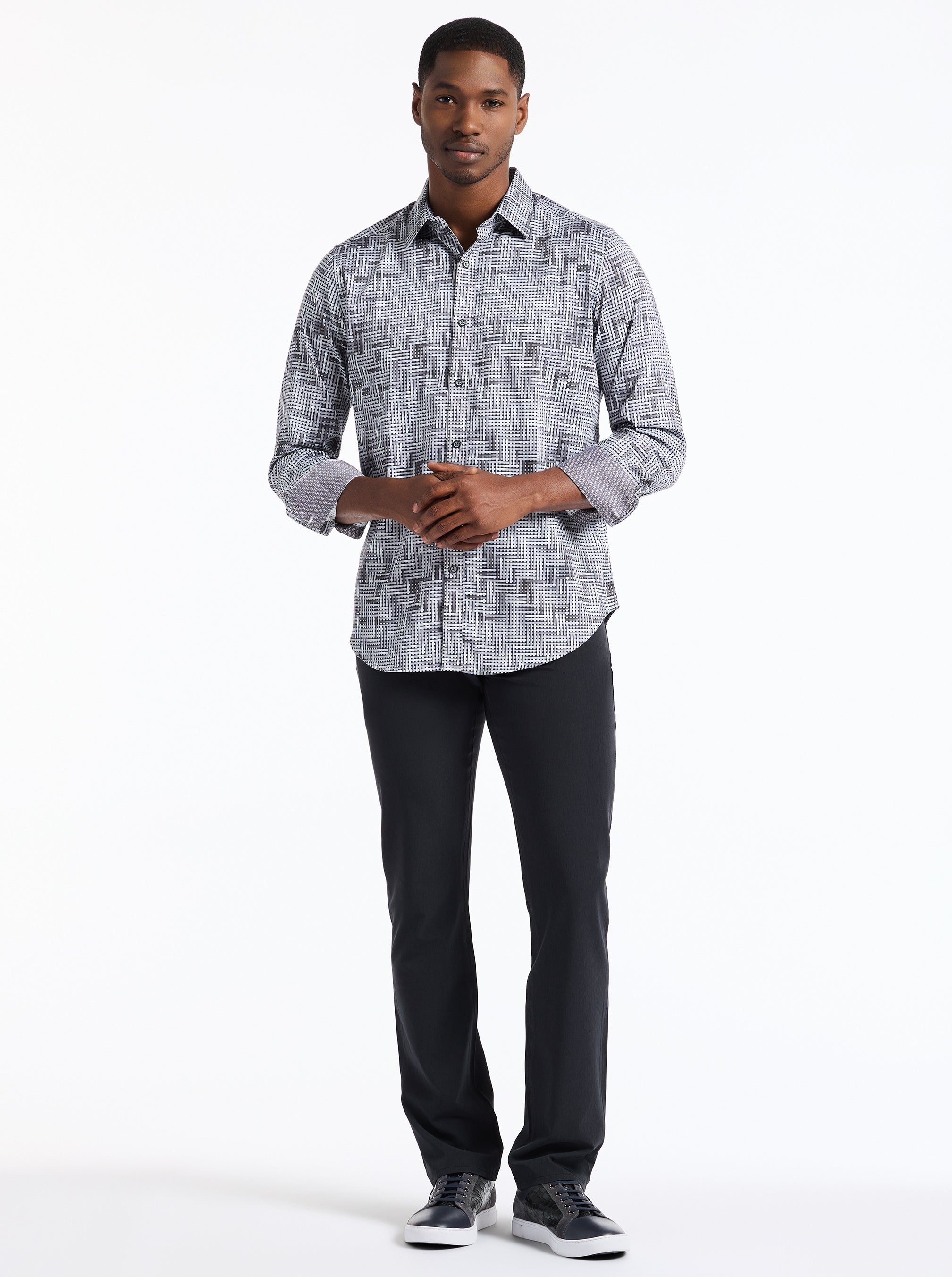 BERKLEY LONG SLEEVE BUTTON DOWN SHIRT