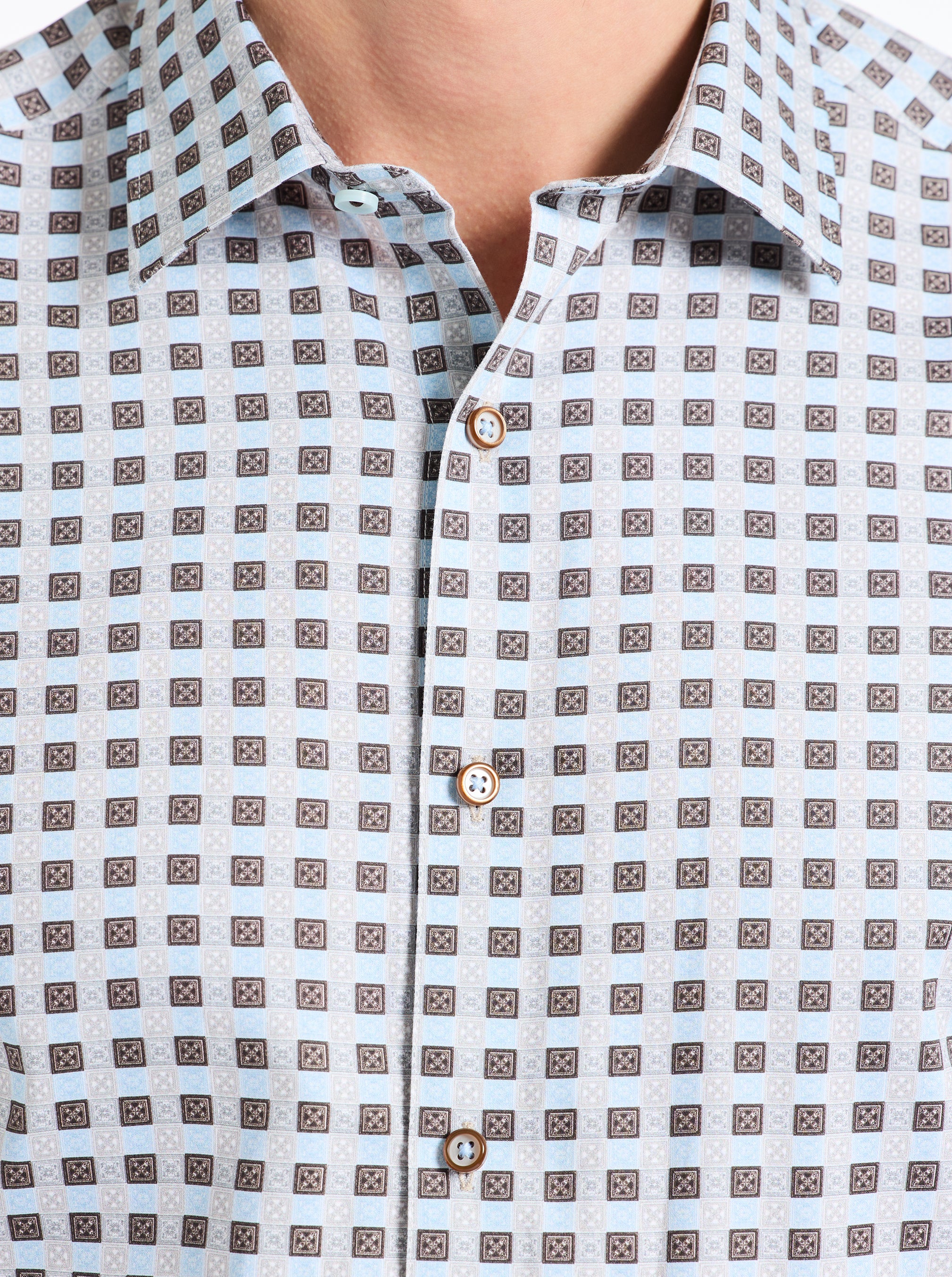 OSTIN LONG SLEEVE BUTTON DOWN SHIRT