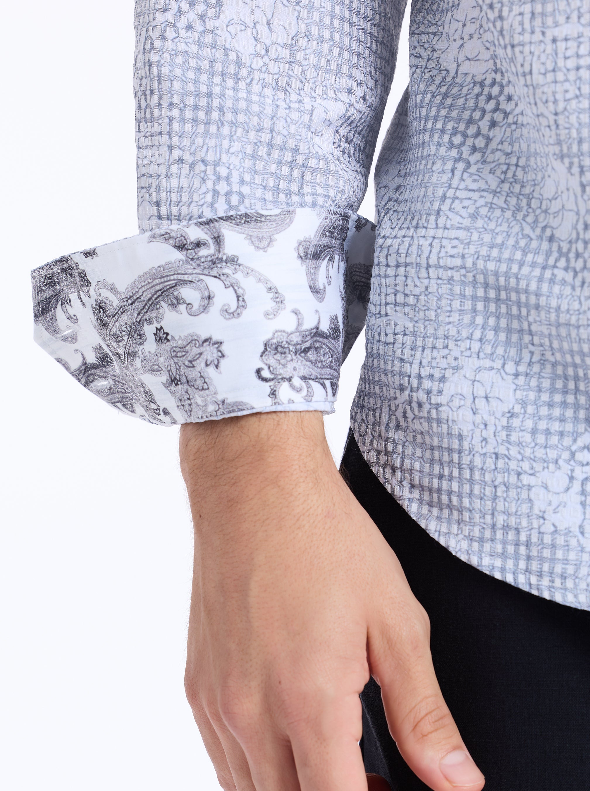 NORFOLK LONG SLEEVE BUTTON DOWN SHIRT
