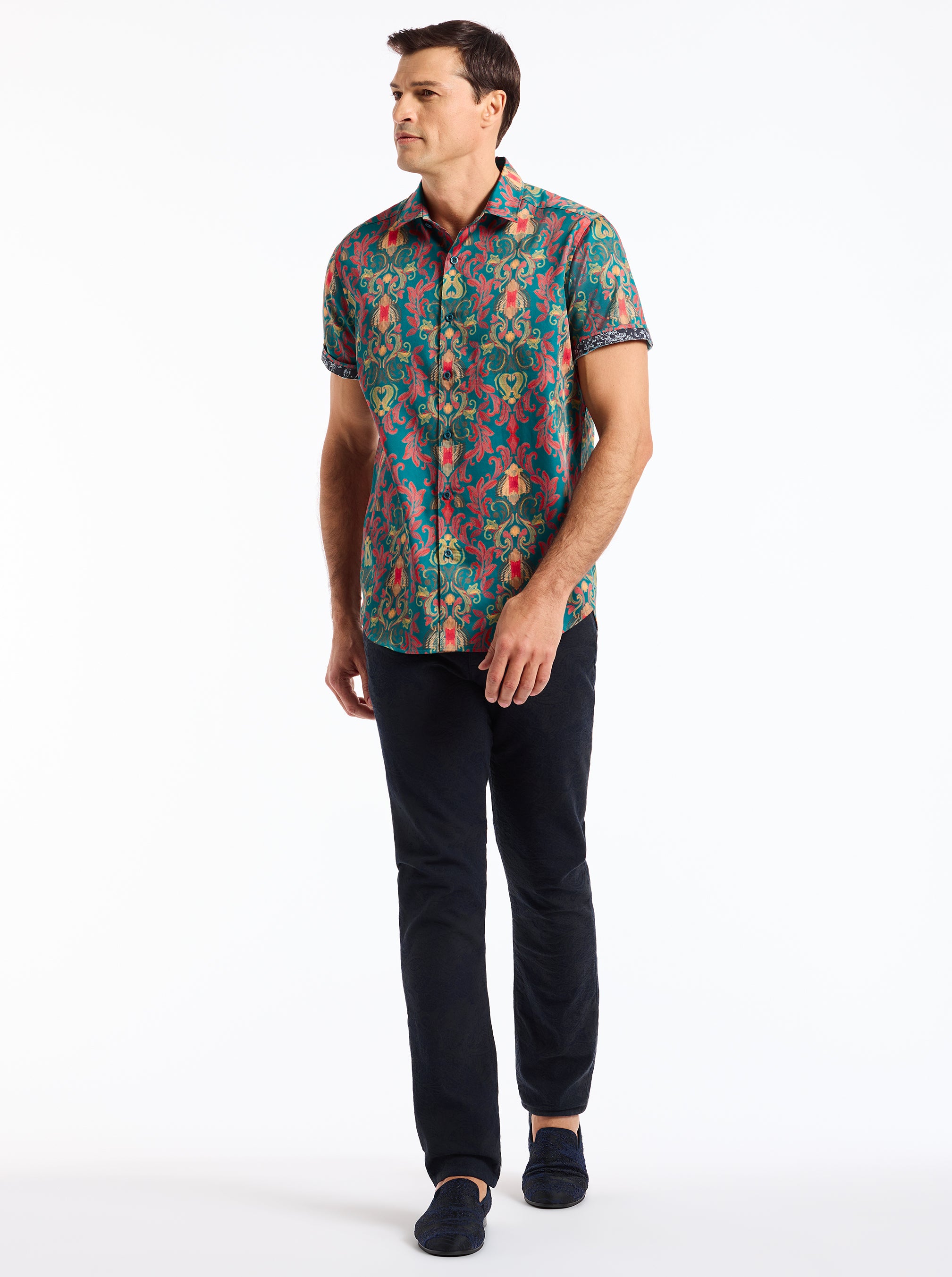 VALOR SHORT SLEEVE BUTTON DOWN SHIRT