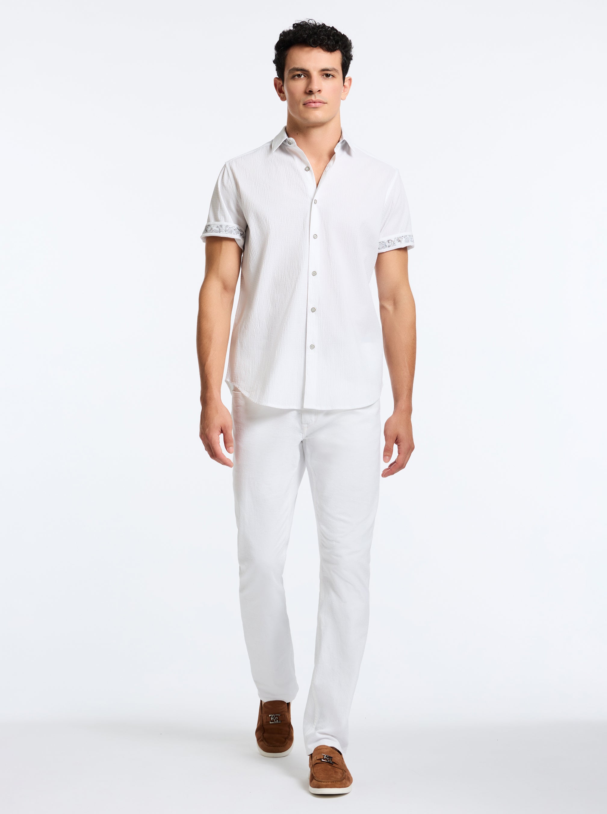 THRESHER SHORT SLEEVE BUTTON DOWN SHIRT
