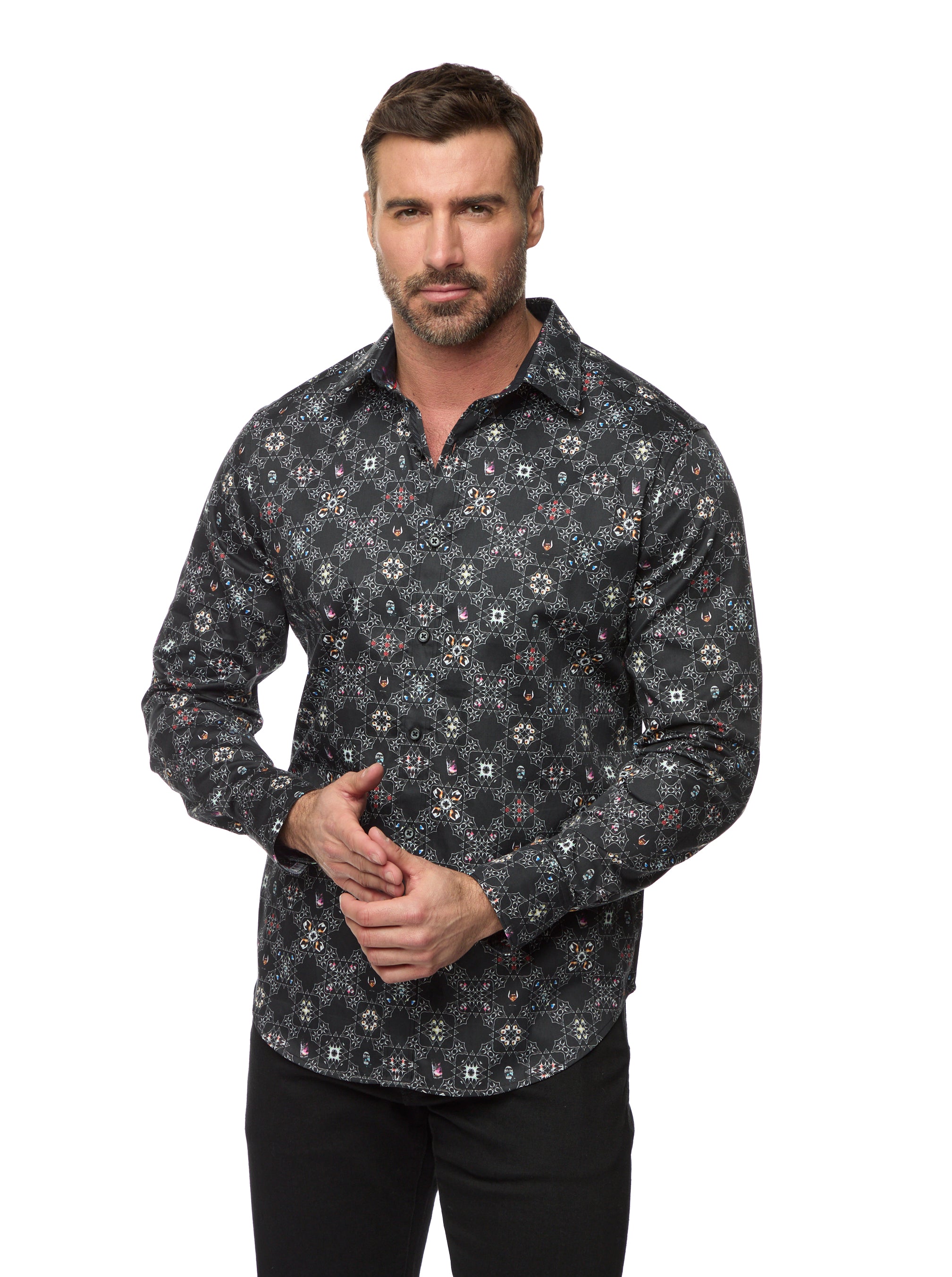 BUENA VISTA LONG SLEEVE BUTTON DOWN SHIRT BIG