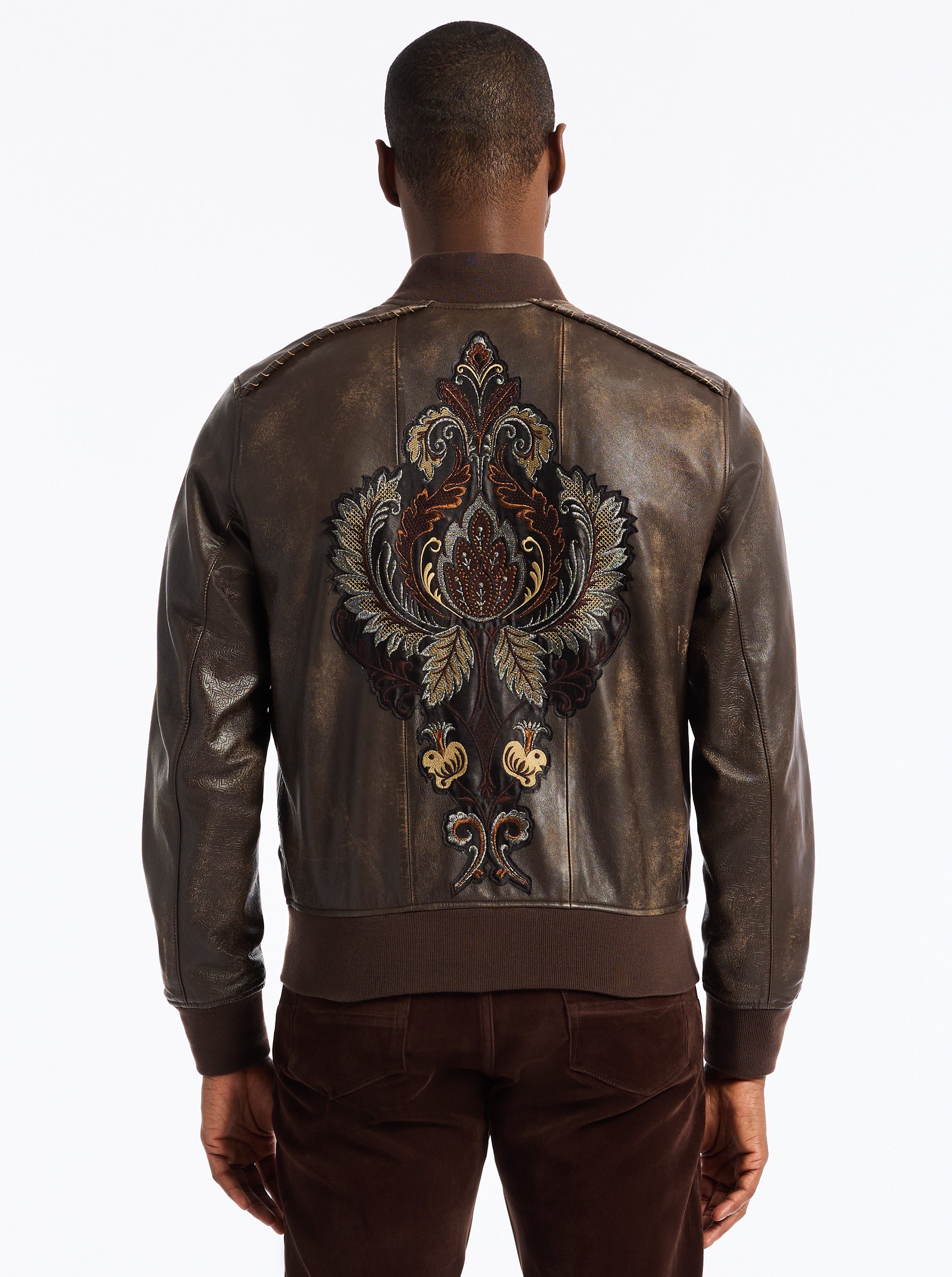 LIMITED EDITION GILDED OUTLAW LEATHER JACKET