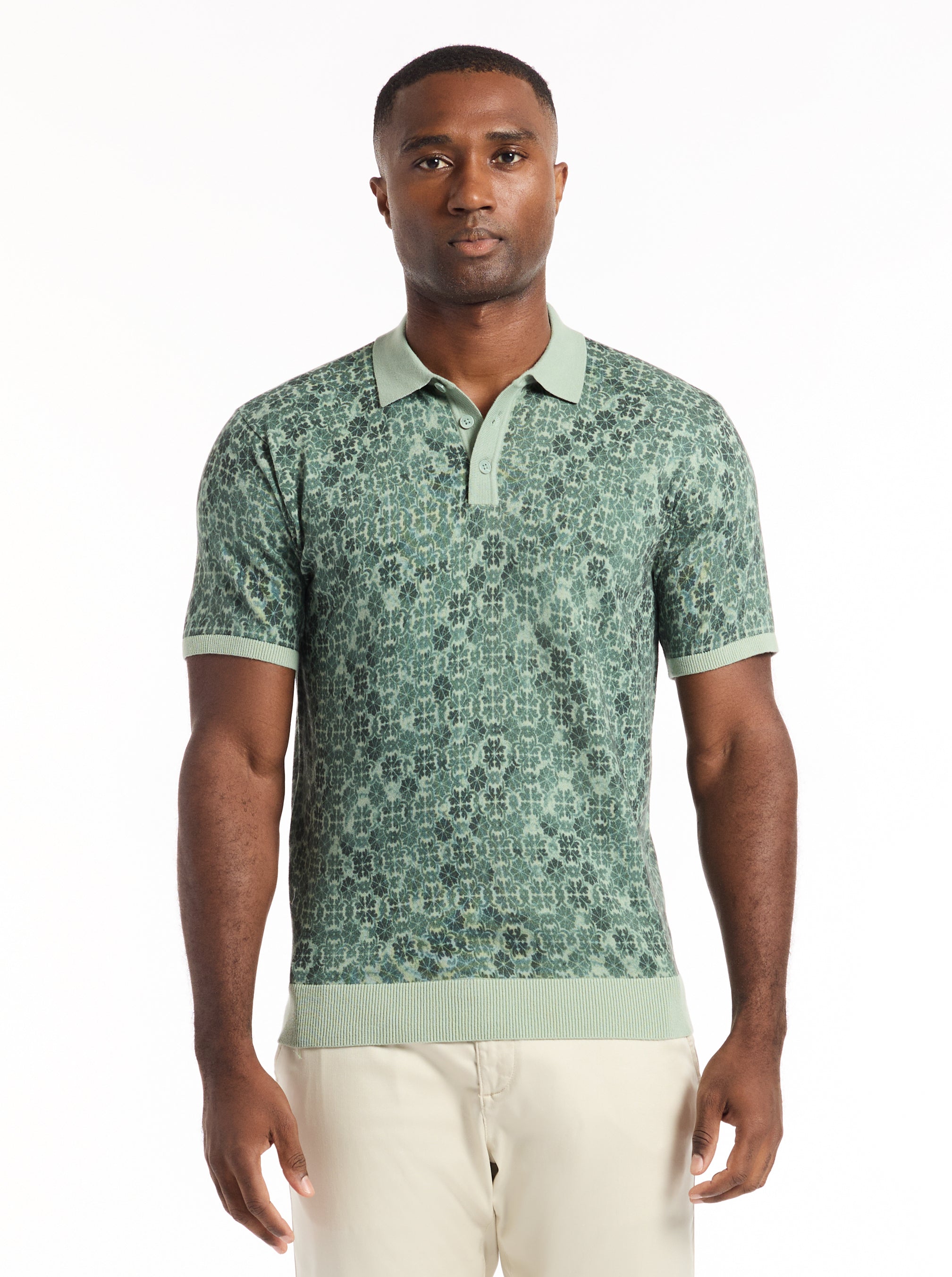 VESEY SHORT SLEEVE SWEATER POLO