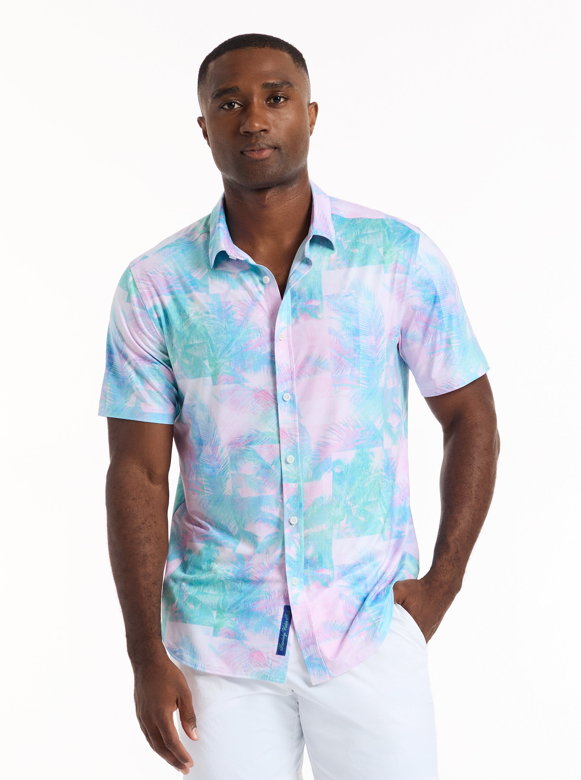 ICARUS SHORT SLEEVE BUTTON DOWN SHIRT