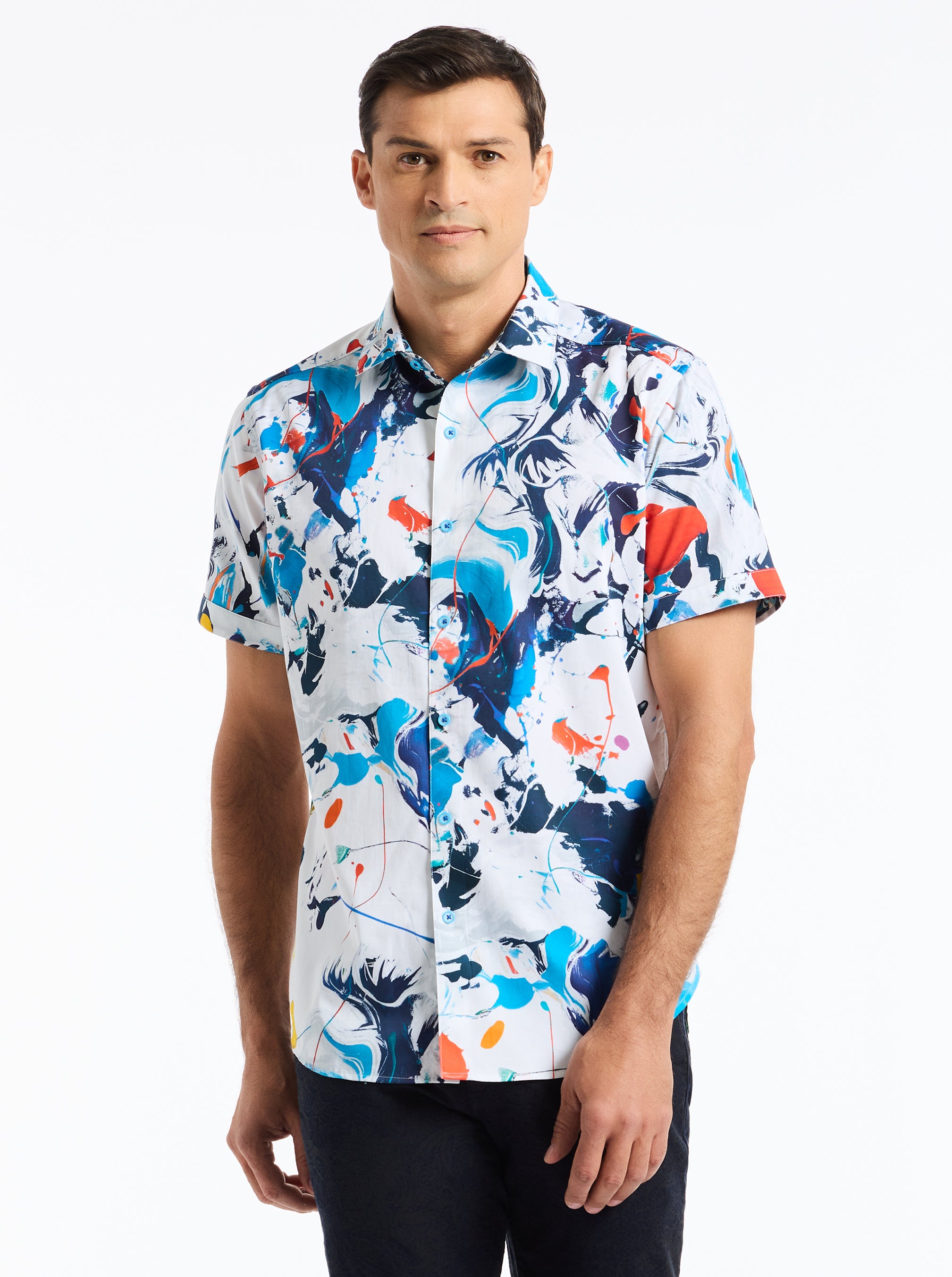 KARSON SHORT SLEEVE BUTTON DOWN SHIRT