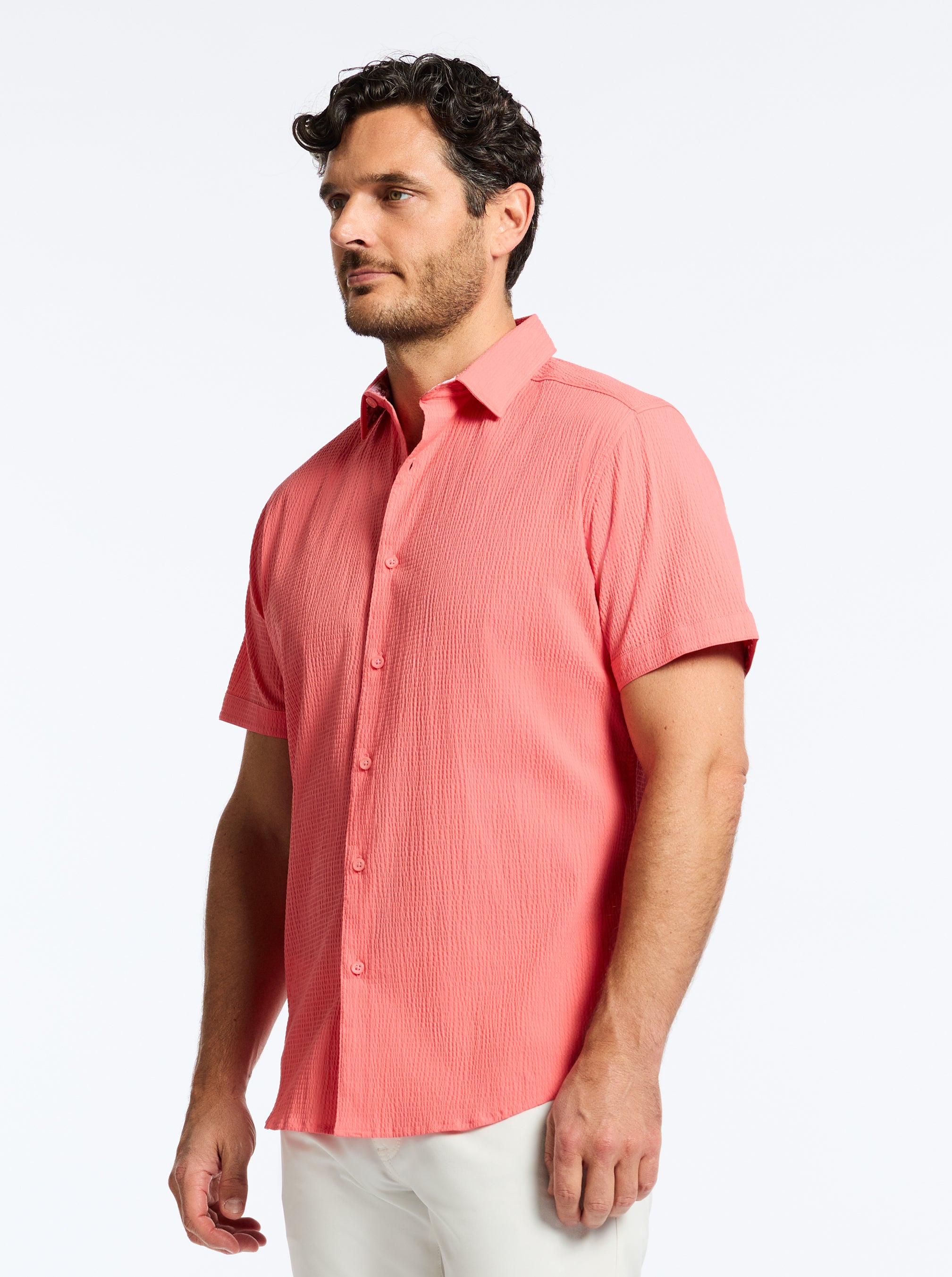 THRESHER SHORT SLEEVE BUTTON DOWN SHIRT