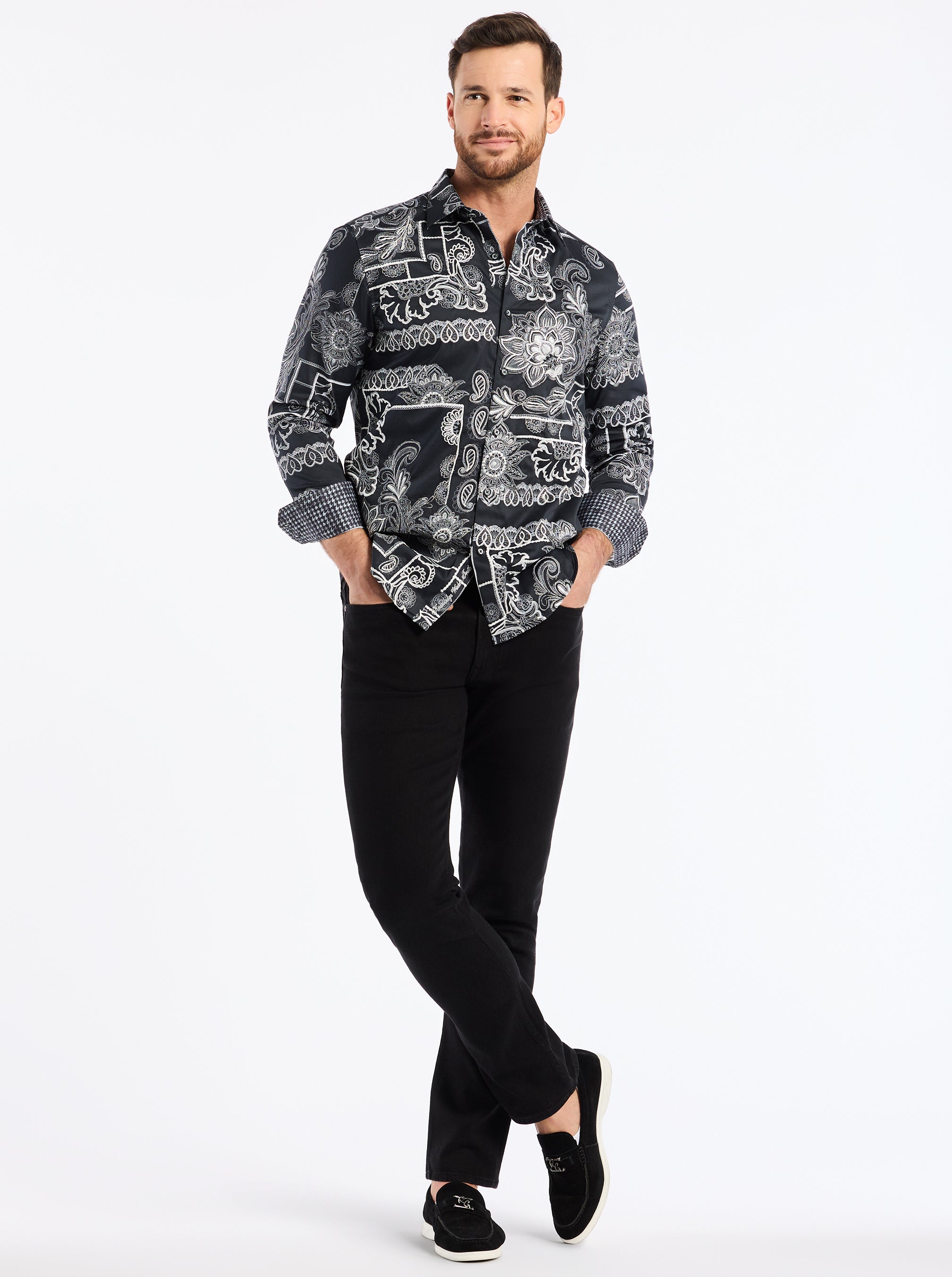 ARDEN LONG SLEEVE BUTTON DOWN SHIRT