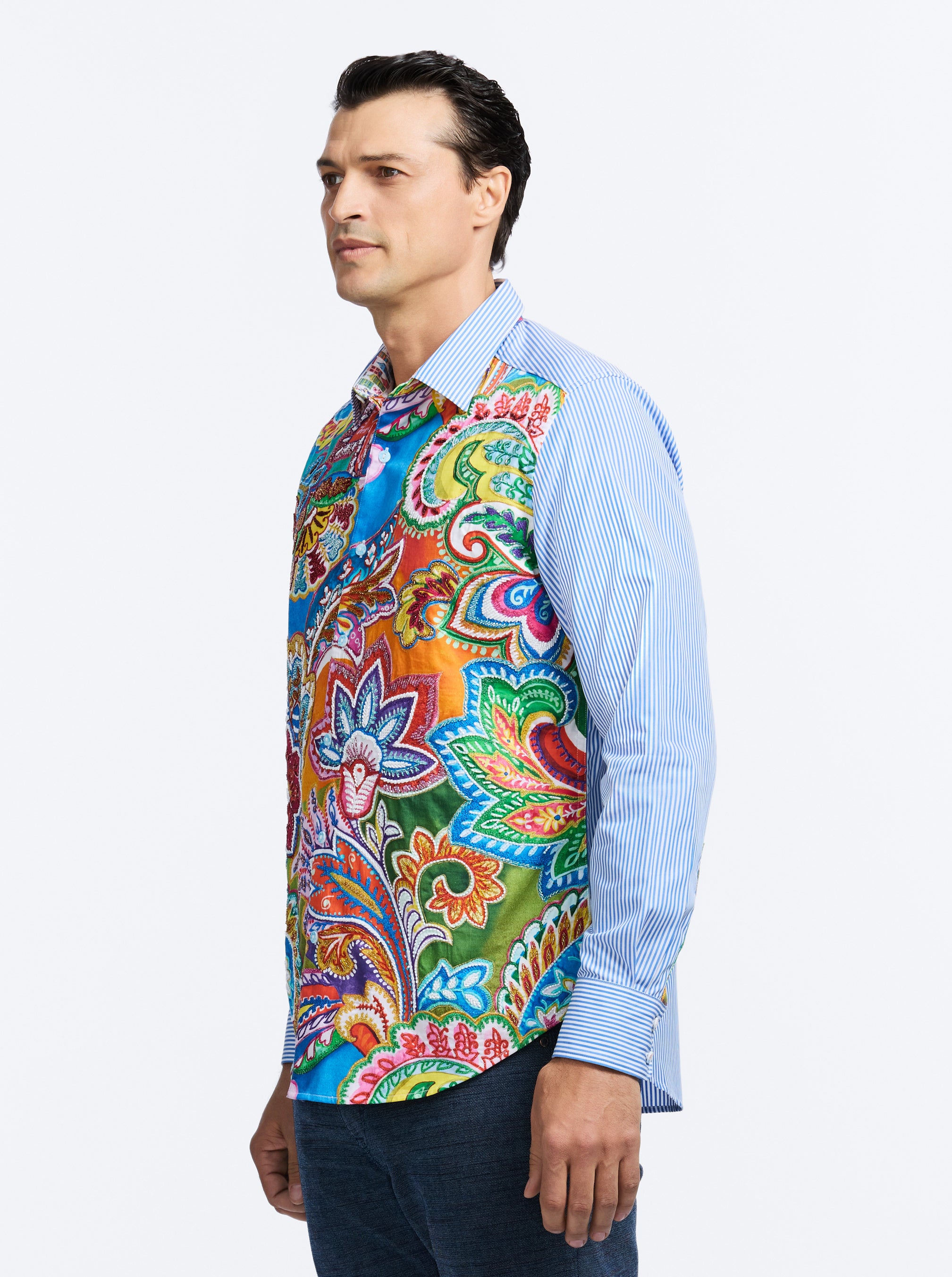 LIMITED EDITION KALEIDESCOPE LONG SLEEVE BUTTON DOWN