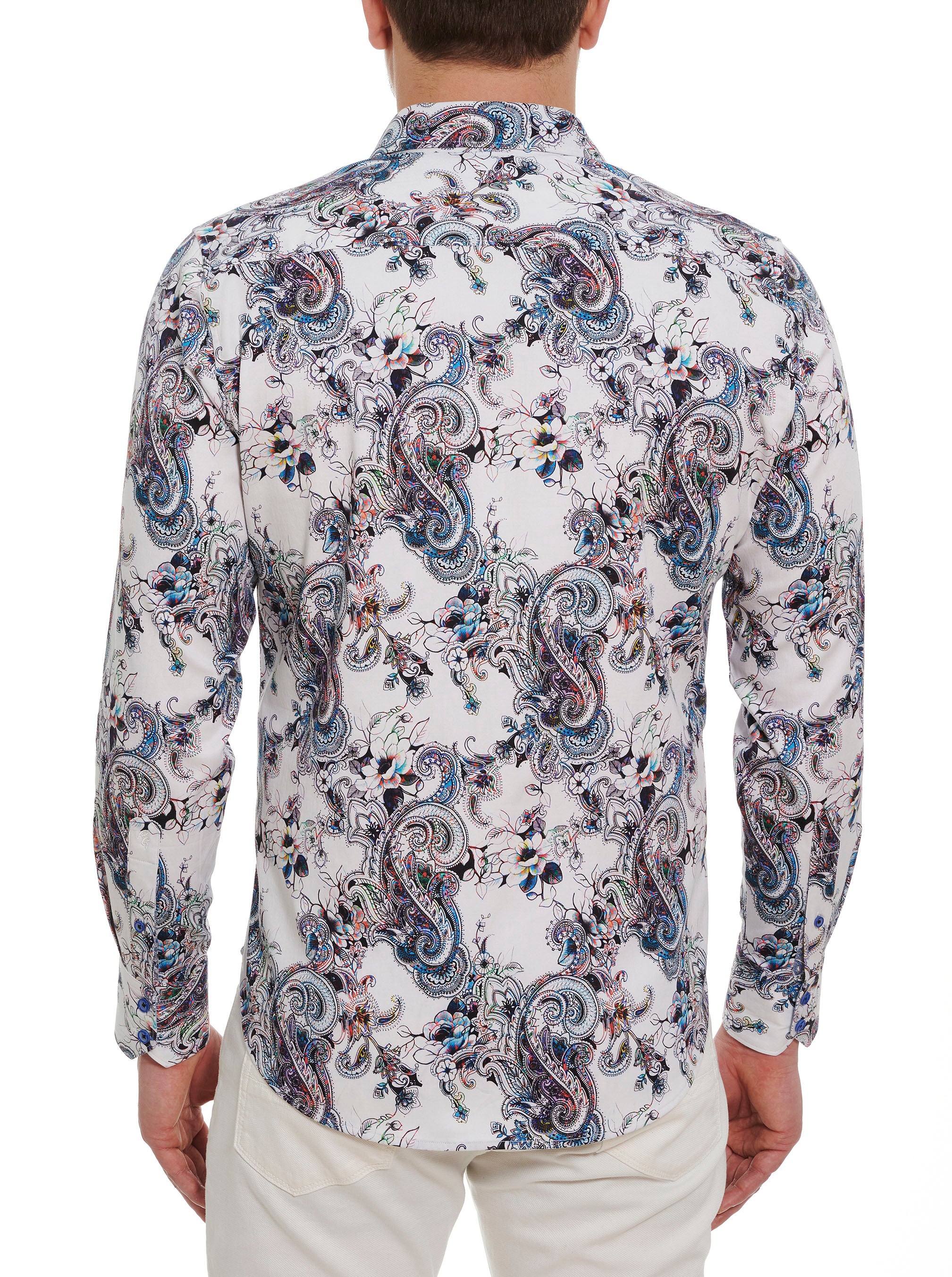 SATURN LONG SLEEVE BUTTON DOWN SHIRT