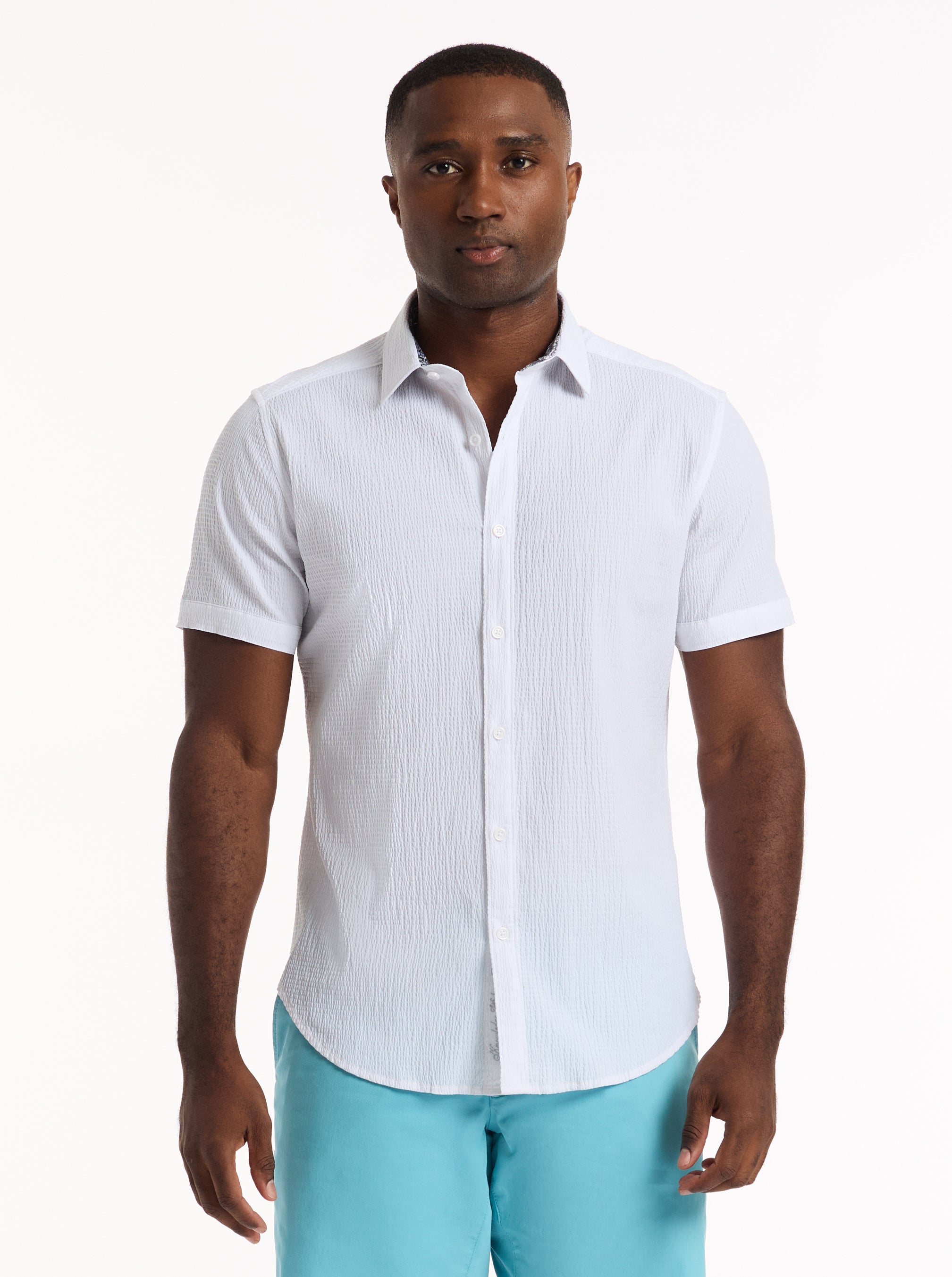 HARBOR SHORT SLEEVE BUTTON DOWN SHIRT