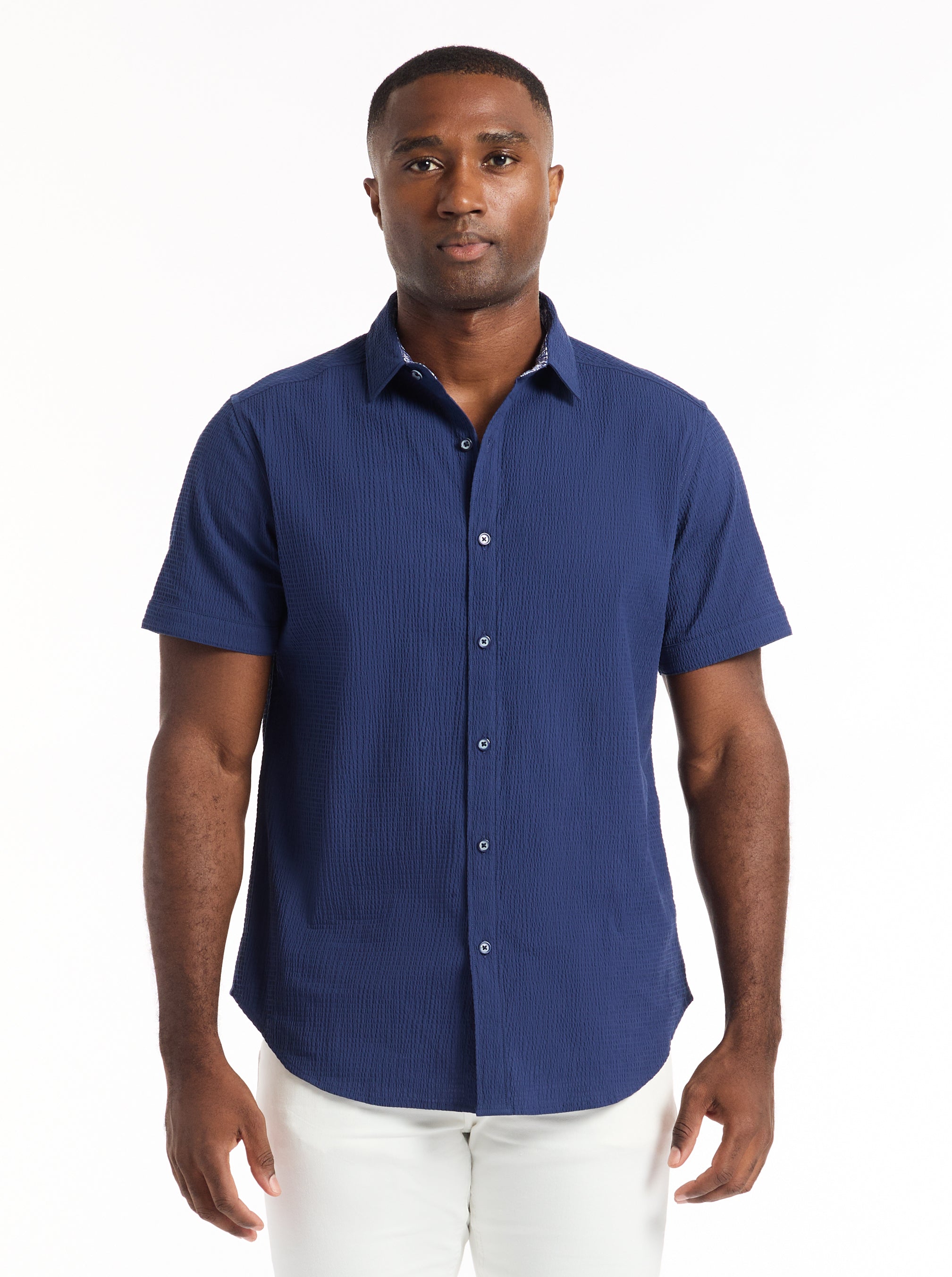 HARBOR SHORT SLEEVE BUTTON DOWN SHIRT