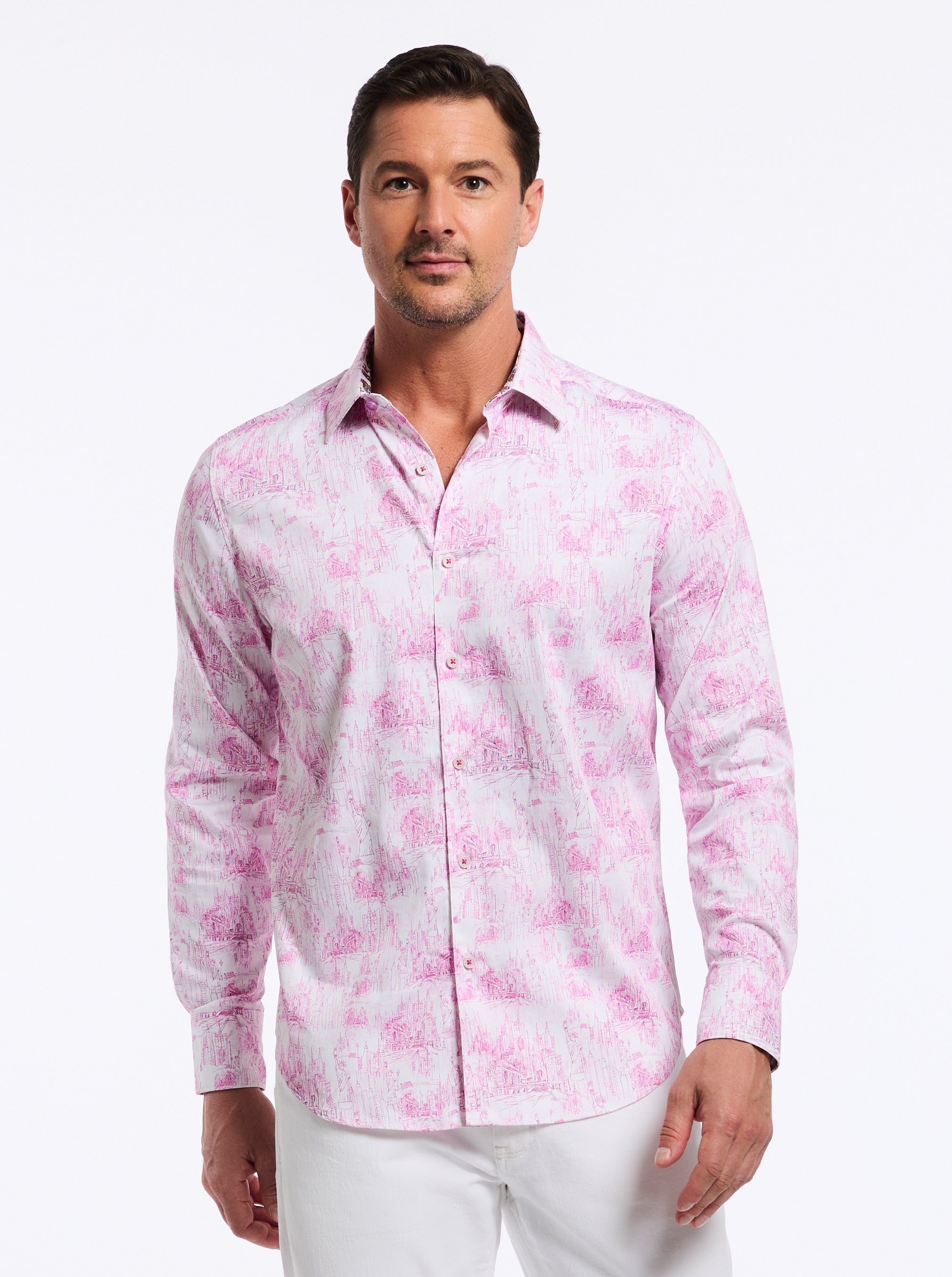 LIBERTY LONG SLEEVE BUTTON DOWN SHIRT BIG