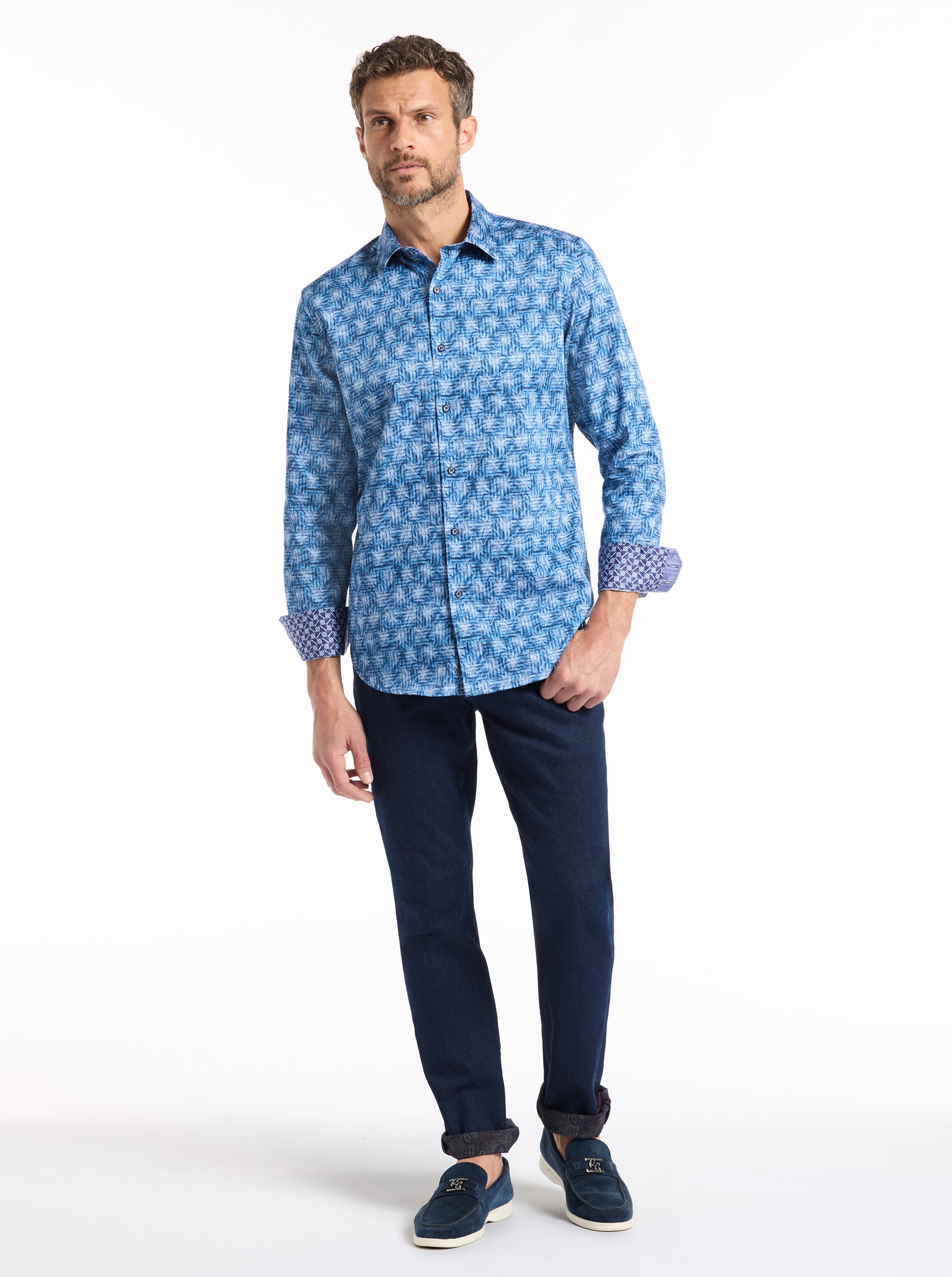 WALROW LONG SLEEVE BUTTON DOWN SHIRT